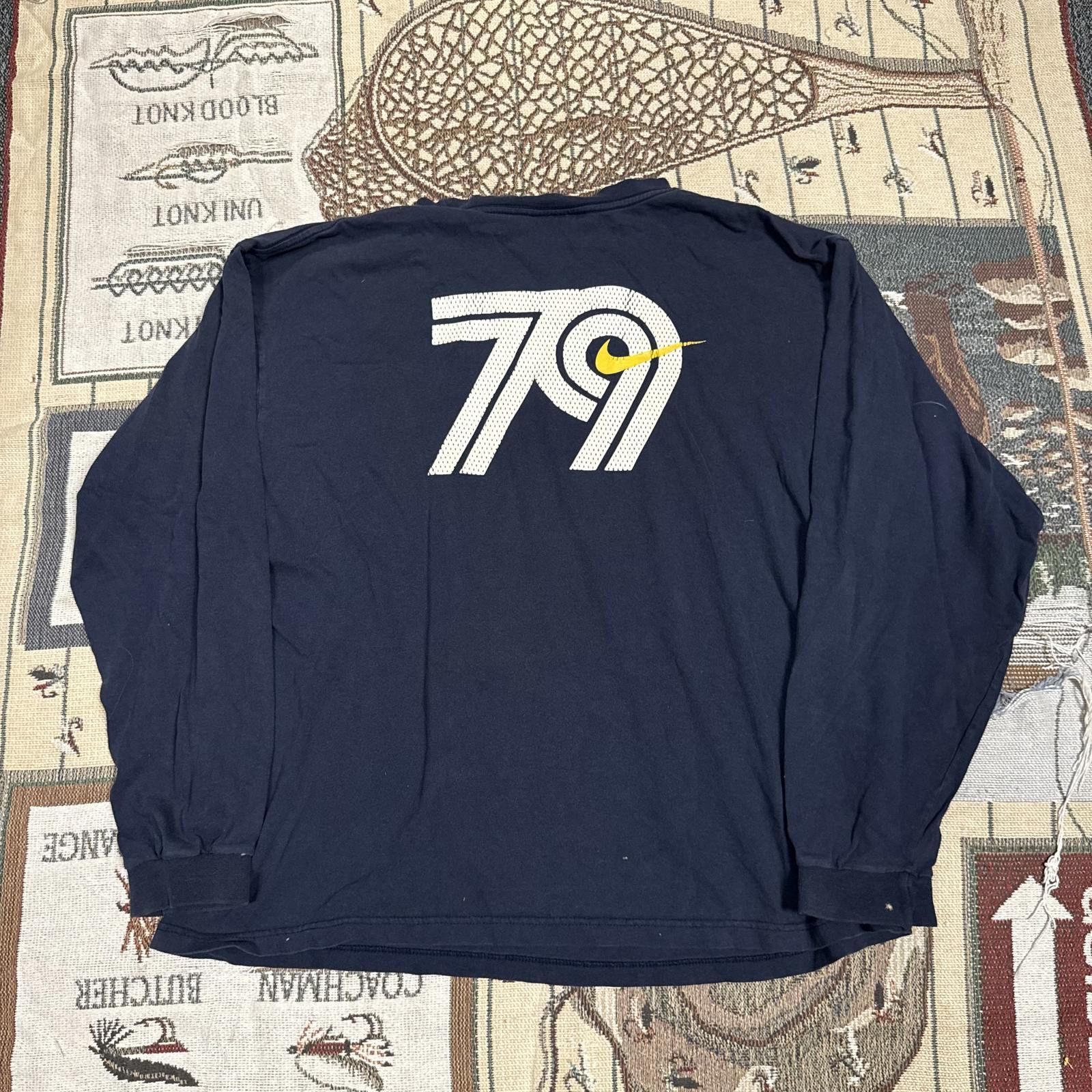 Nike Vintage 90's Nike air 79 Long sleeve shirt Size US M / EU 48-50 / 2 - 2 Thumbnail