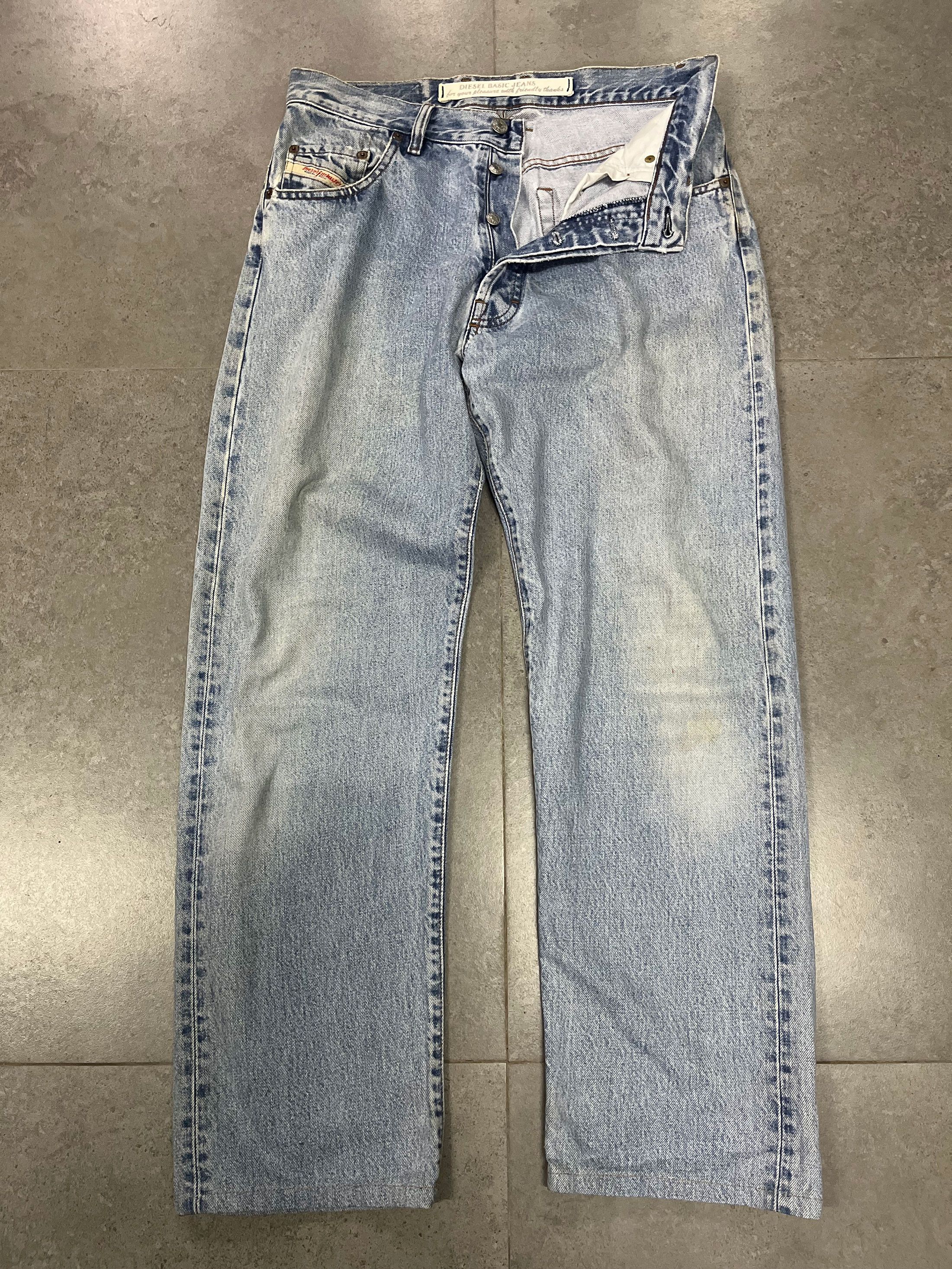 Vintage Diesel Made in Italy Washed Denim