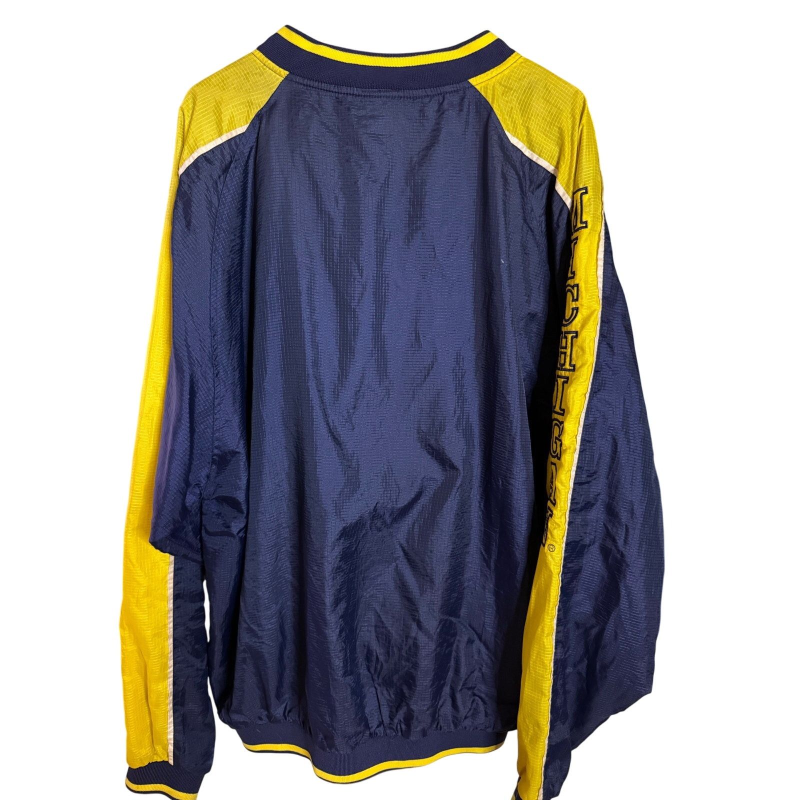Champs Sport Vintage Michigan Windbreaker Zip-Up Jacket Size US XXL / EU 58 / 5 - 2 Thumbnail