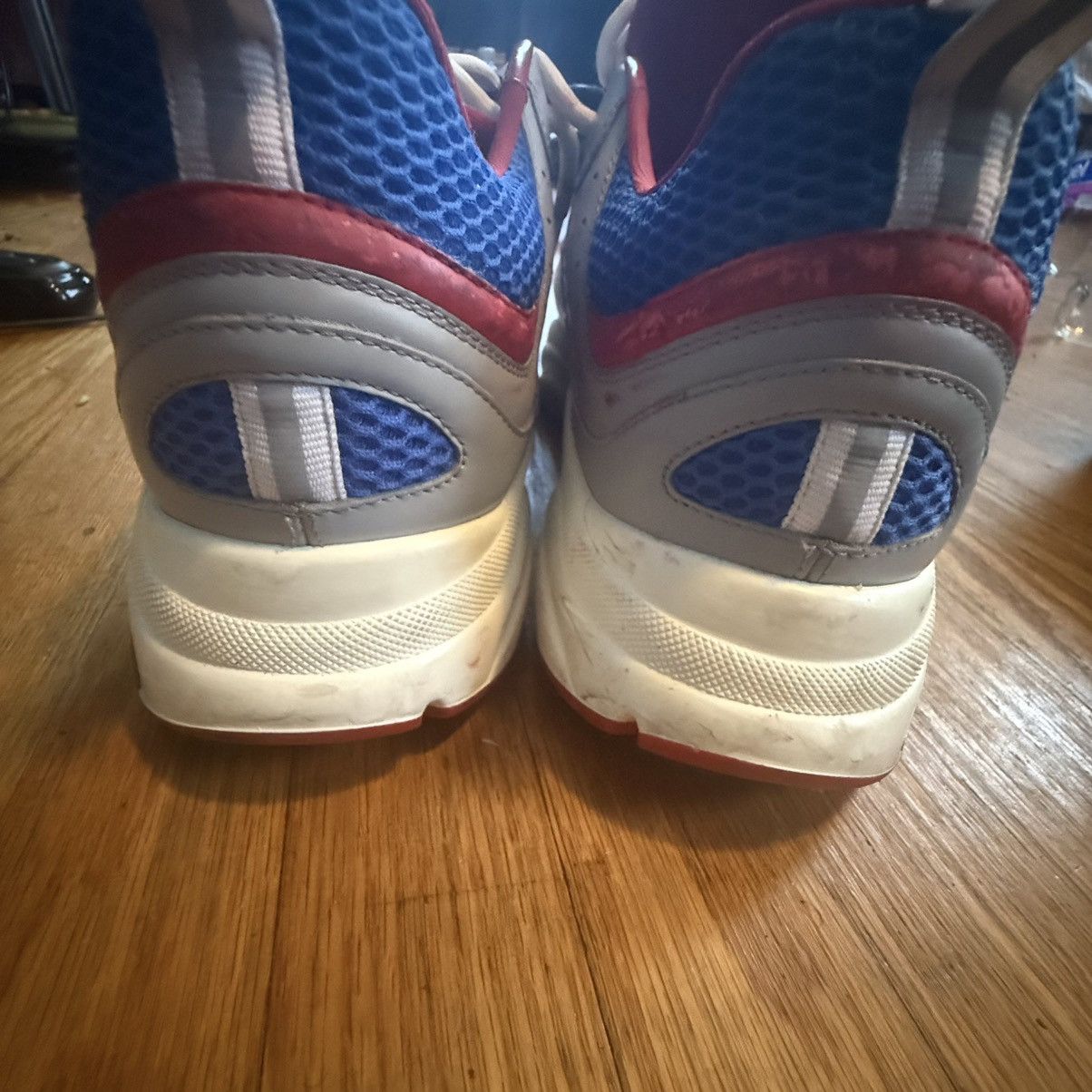 Dior Dior b22 “ white red blues” Size US 12 / EU 45 - 5 Thumbnail