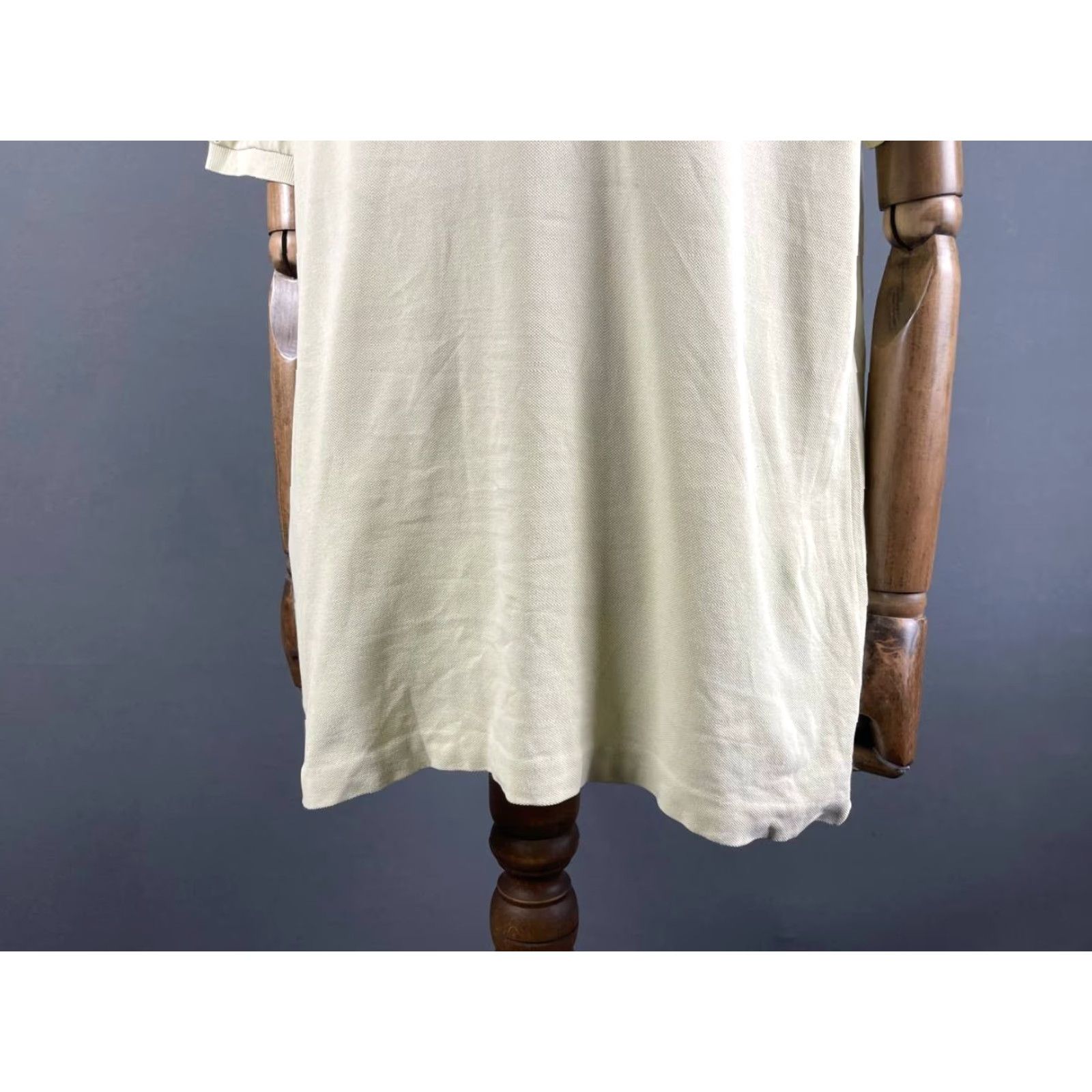 Lacoste Lacoste Polo Shirt Mens Size 8 Ivory Cotton Short Sleeve Button Up Shirt Size US M / EU 48-50 / 2 - 6 Thumbnail