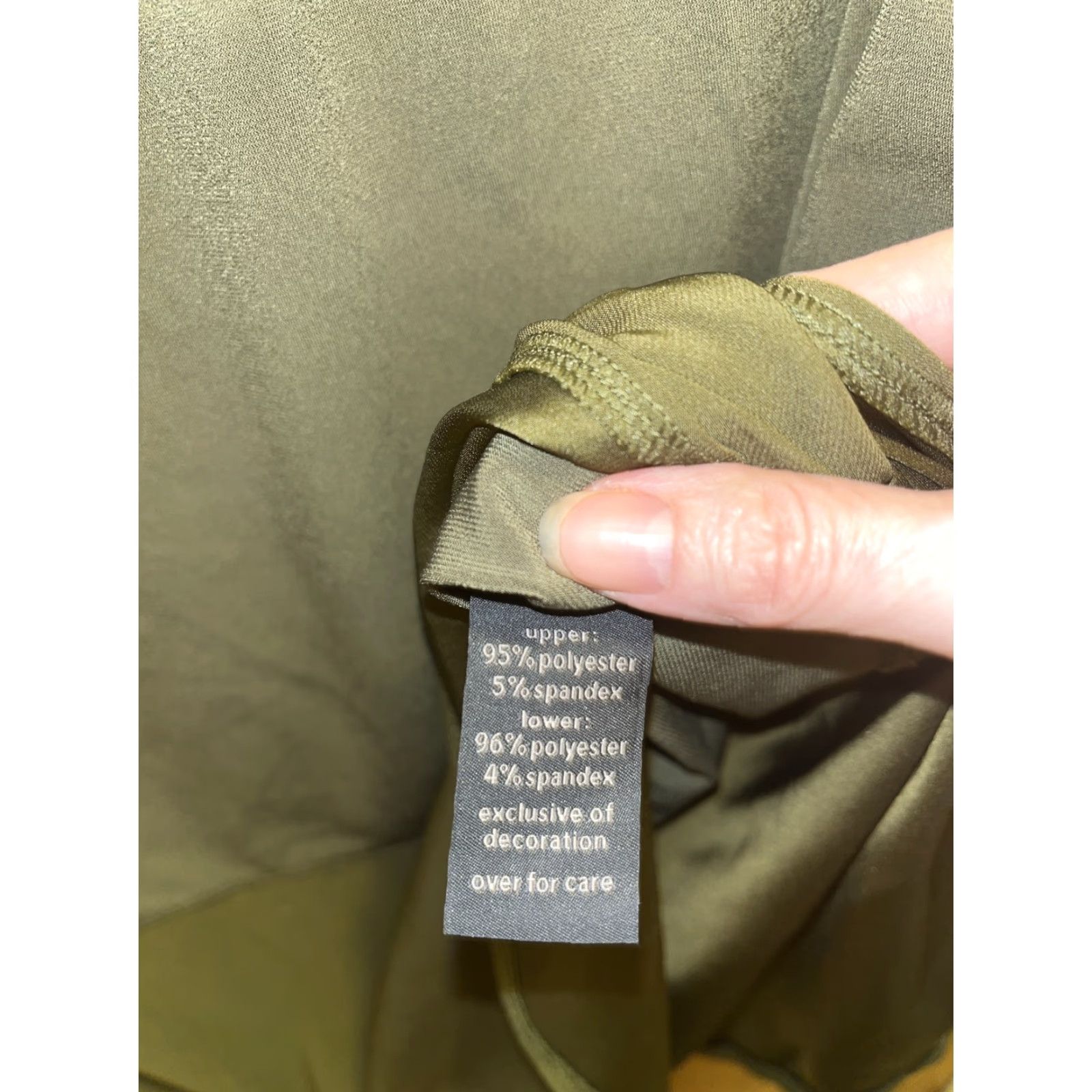 Vintage The Limited Collection Blouse Womens XL Olive Green Tank Sleeveless Crew Neck Rhinestone Band Casual Workwear Party Womens Size XL / US 12-14 / IT 48-50 - 4 Thumbnail