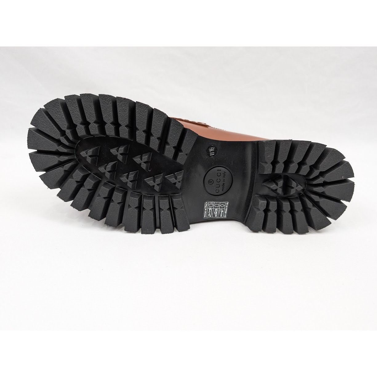 Gucci o1rshd1 Cordovan Lux Loafers in Rust Size US 12 / EU 45 - 13 Thumbnail