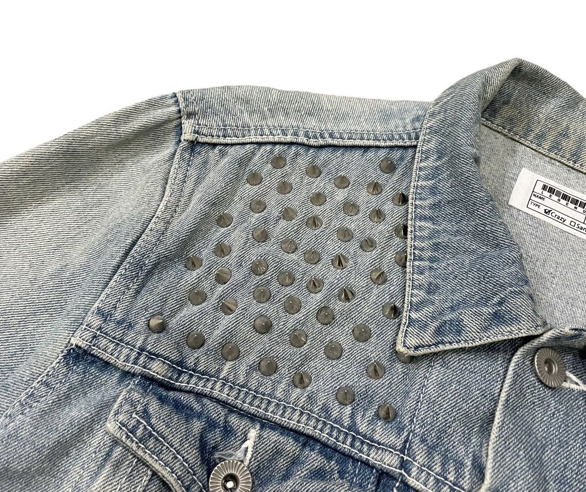 Le Grande Bleu (L.G.B.) Vintage Legenda Made Punk Distressed Denim Jacket Size US M / EU 48-50 / 2 - 10 Thumbnail