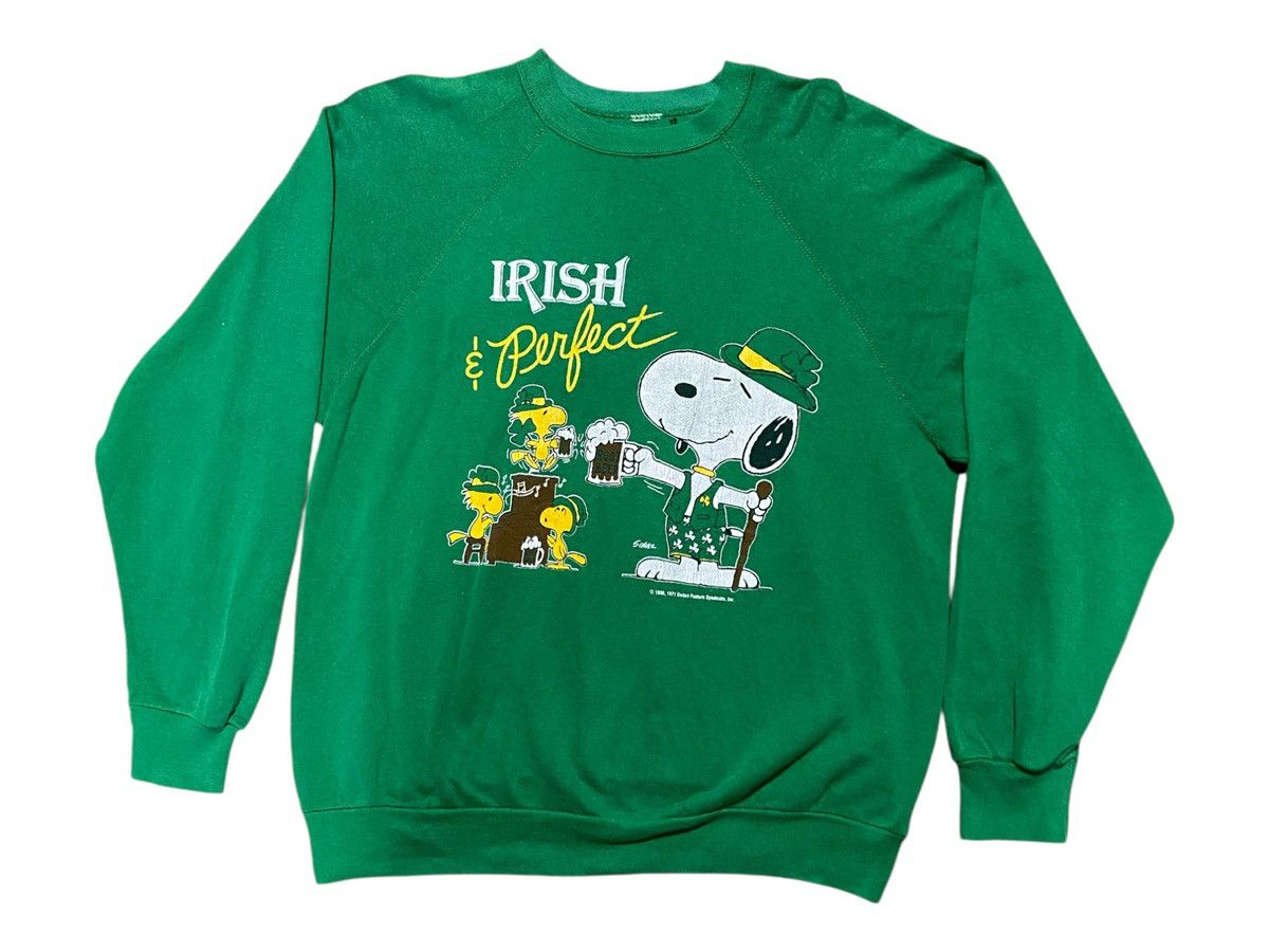Peanuts Vintage 70s peanuats sweatshirt pullover crewneck Size US L / EU 52-54 / 3 - 1 Thumbnail