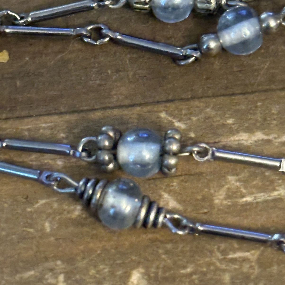 Other Ethel & Myrtle silver tone station glass bead necklace Size ONE SIZE - 5 Thumbnail