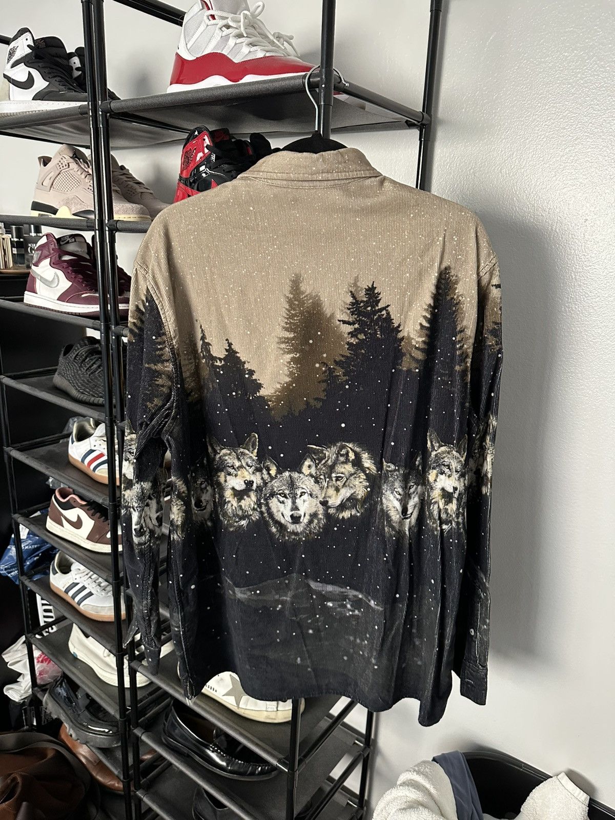 Kith Kith Printed Wolves Cord Ludlow Shirt Size US L / EU 52-54 / 3 - 2 Thumbnail