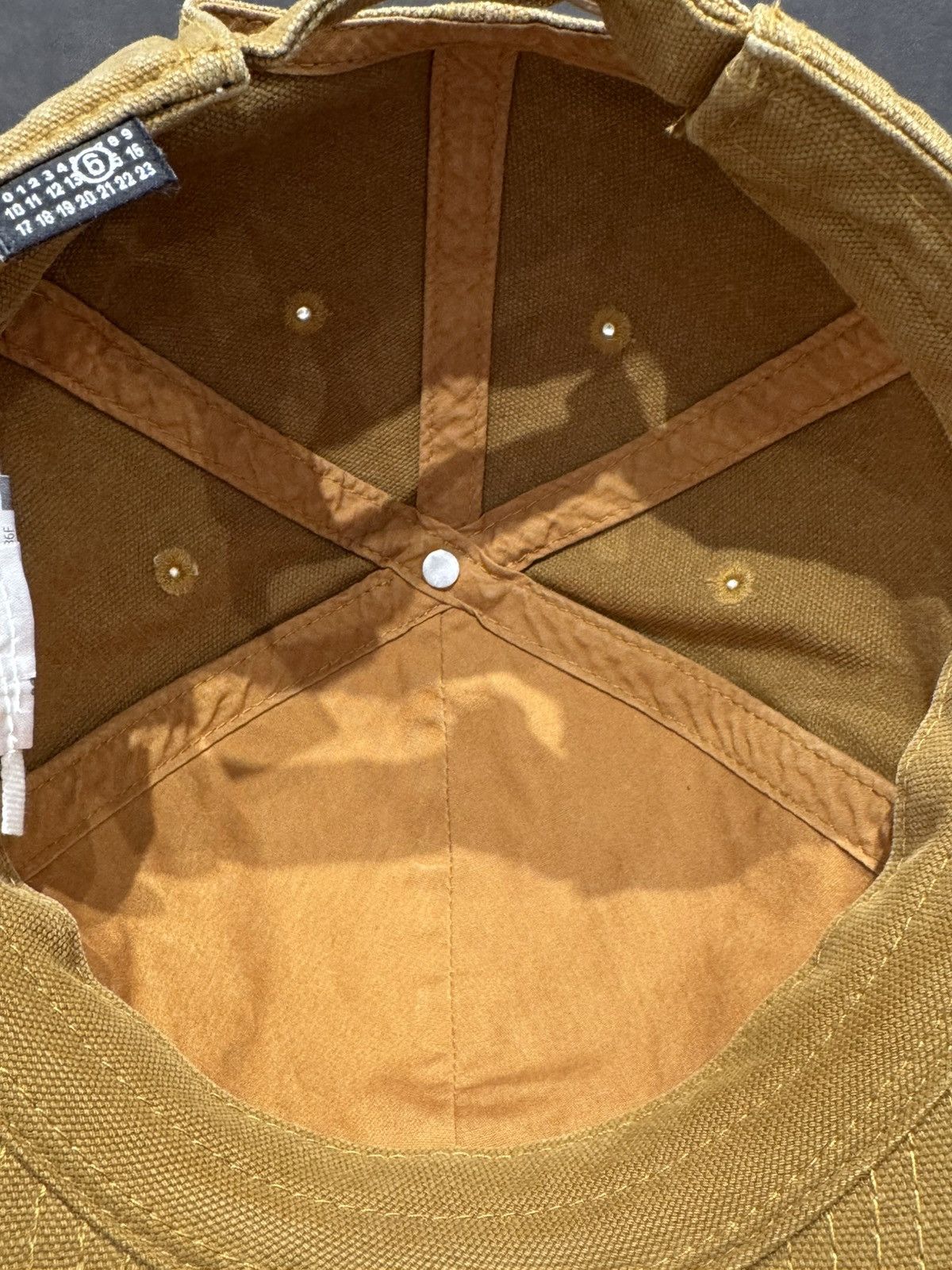 Maison Margiela NWT MM6 Logo Embroidered Baseball Cap - Brown, M Size ONE SIZE - 15 Thumbnail