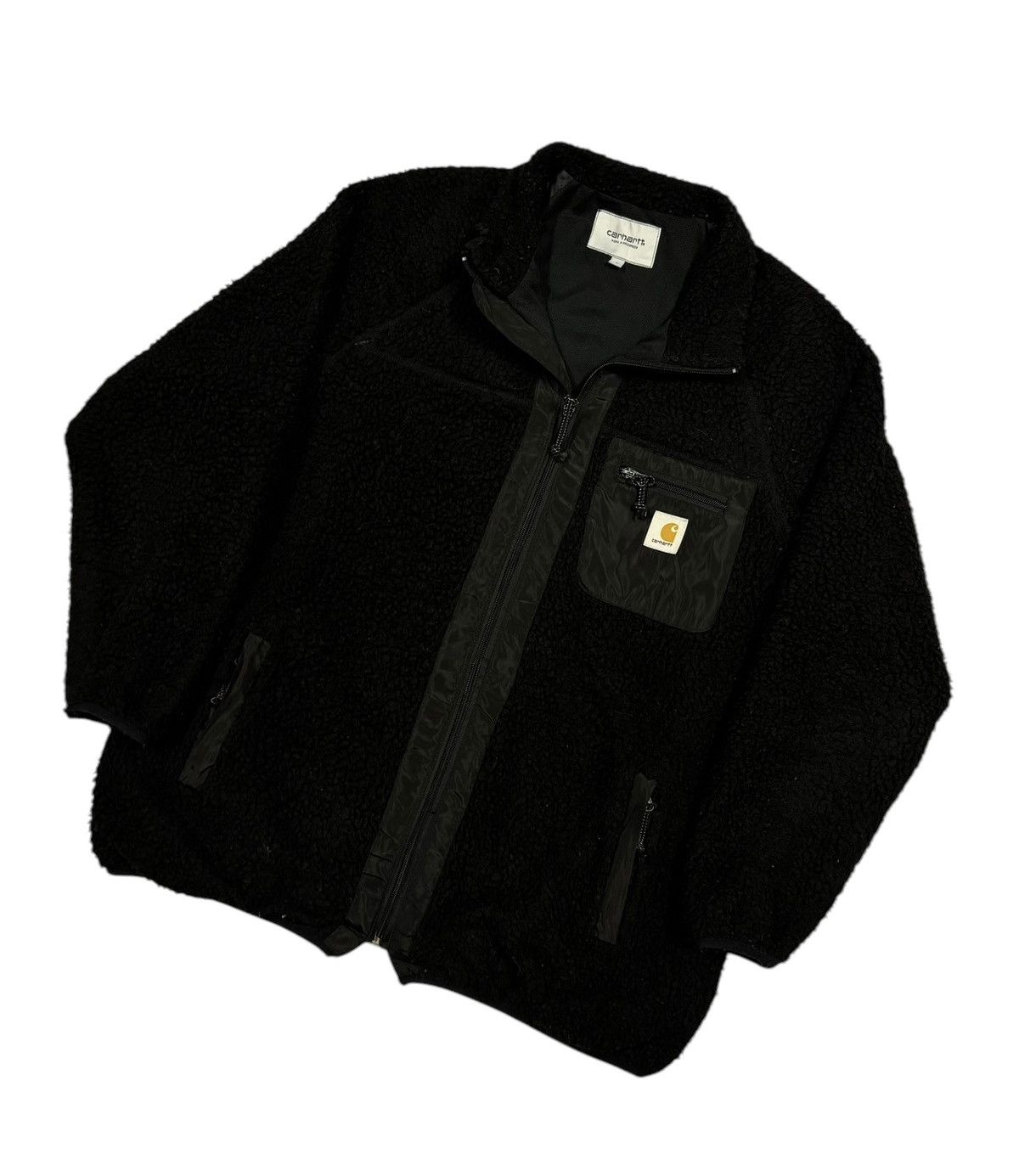 Carhartt Carhartt Wip Prentis Liner Black Jacket/Sherpa Fleece#20 Size US L / EU 52-54 / 3 - 10 Thumbnail