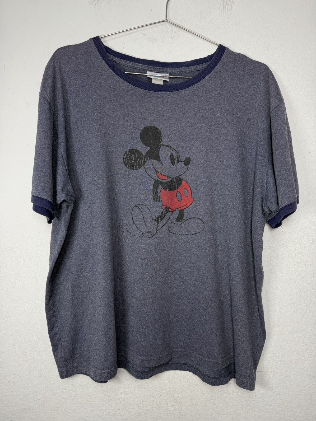 Disney VINTAGE Disneyland Resort Mickey Mouse Ringer Size US L / EU 52-54 / 3 - 1 Thumbnail