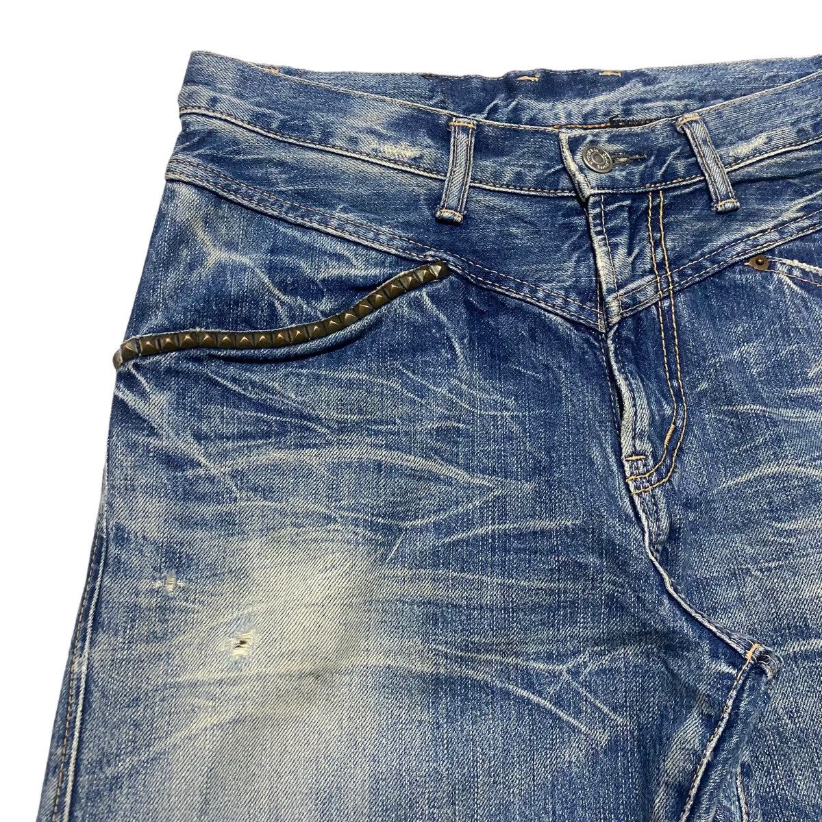 Hysteric Glamour Vintage Hysteric Glamour Distressed Honeycomb Jeans Size US 29 - 4 Thumbnail
