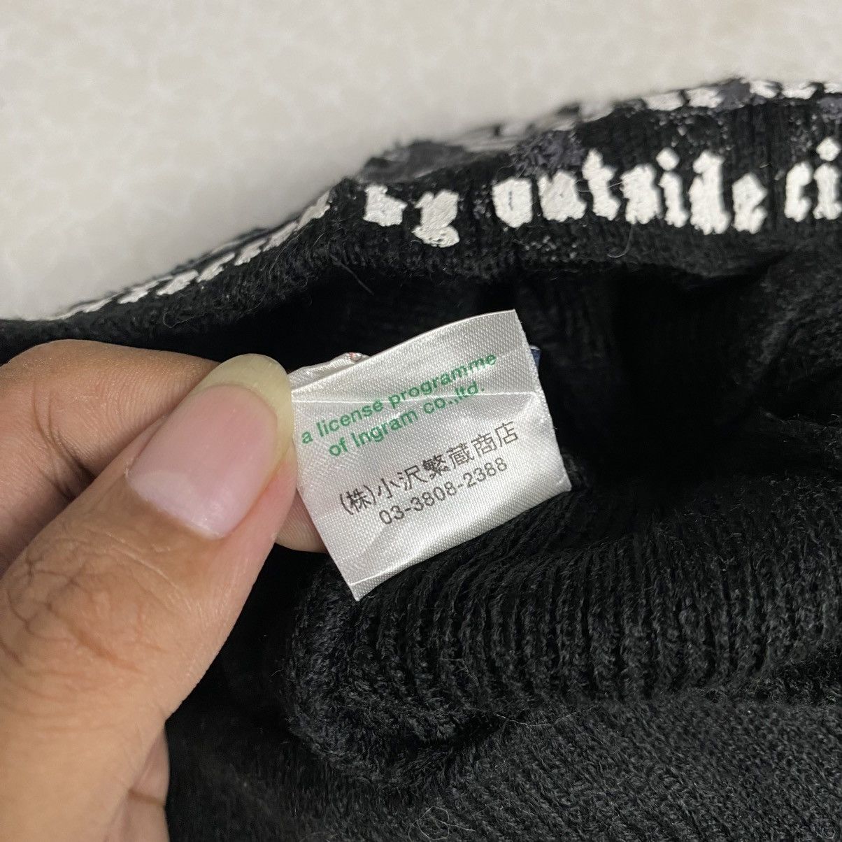 If Six Was Nine × KMRii × Le Grande Bleu (L.G.B.) 2000s y2k peace project words beanie hats Size ONE SIZE - 9 Thumbnail