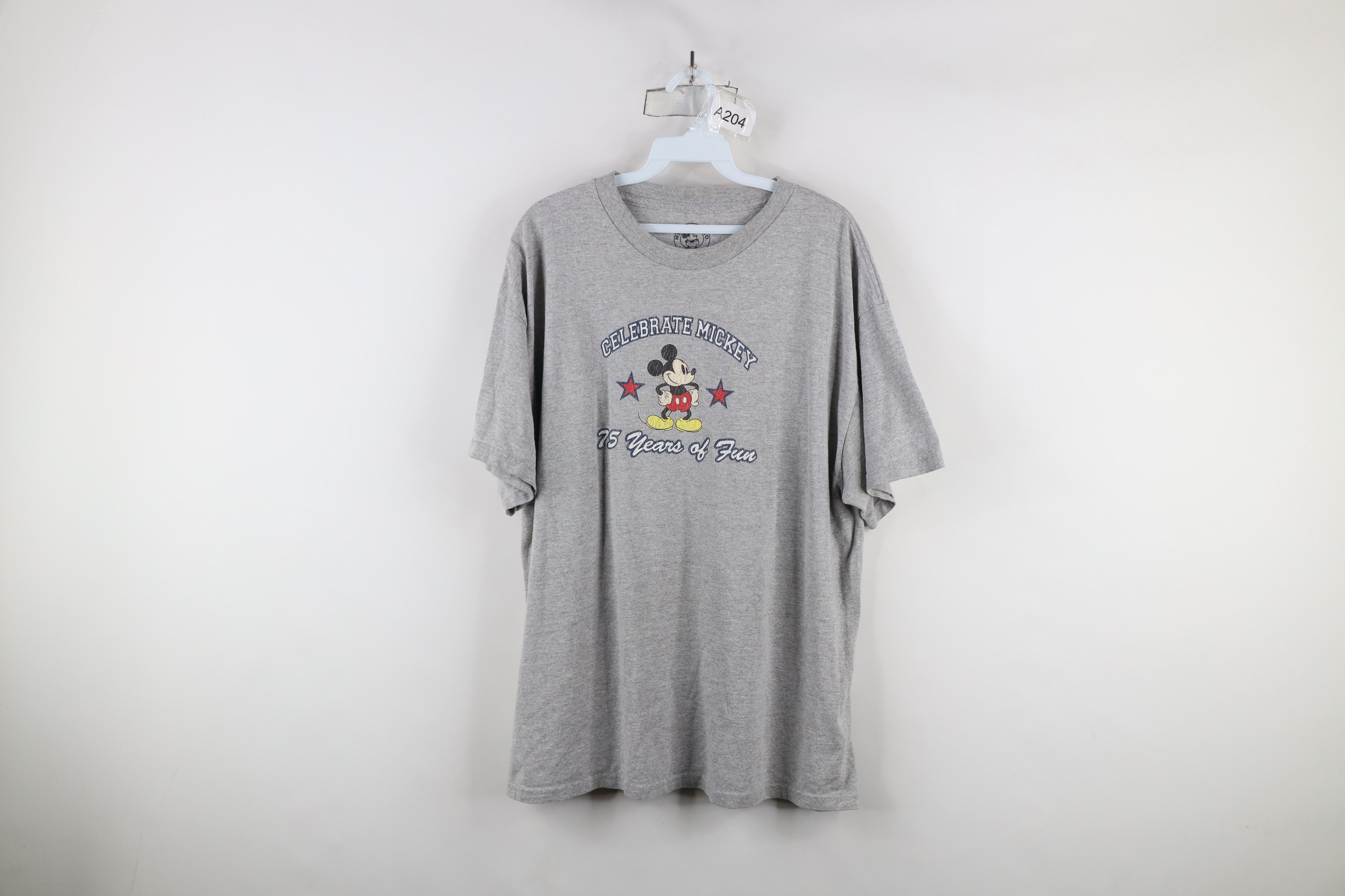 Disney × Vintage Vintage Y2K Disney Spell Mickey Mouse Short Sleeve T-Shirt Size US XL / EU 56 / 4 - 1 Thumbnail