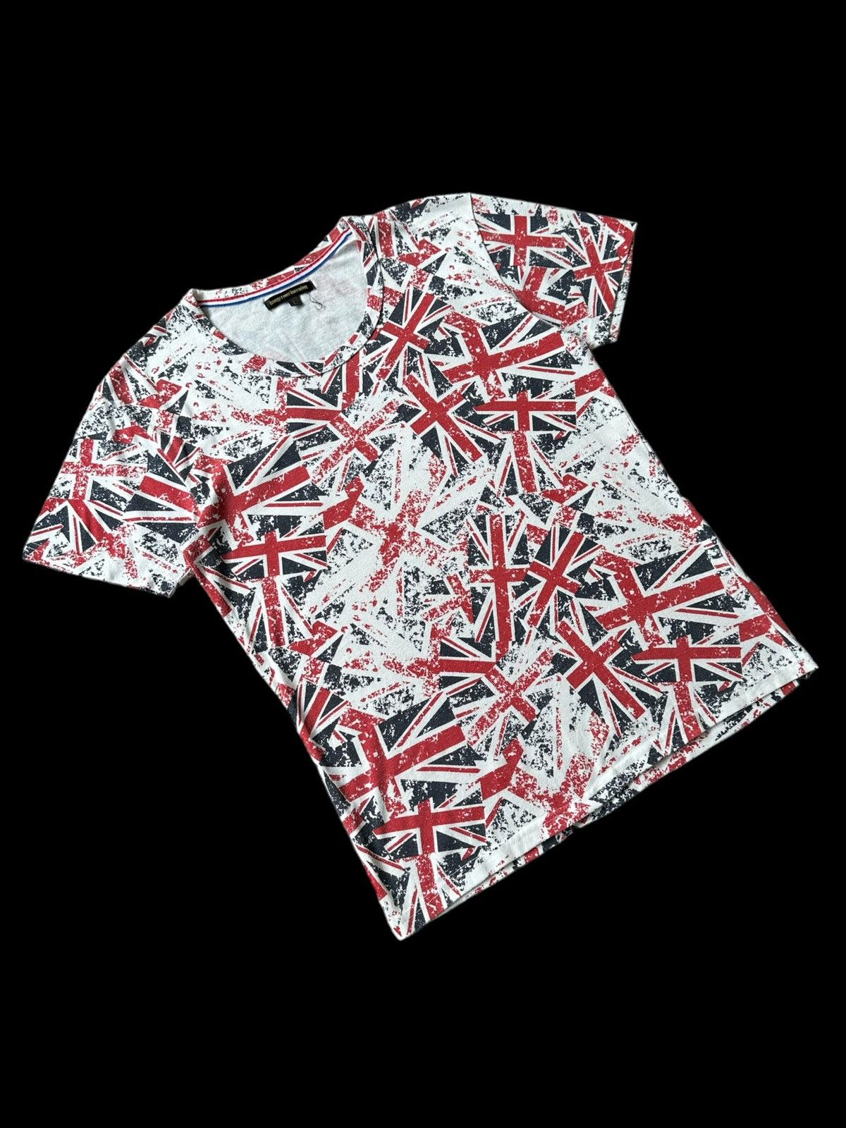 If Six Was Nine Y2k Dangerous Warning trompe l'oeil printed tee Size US M / EU 48-50 / 2 - 3 Thumbnail
