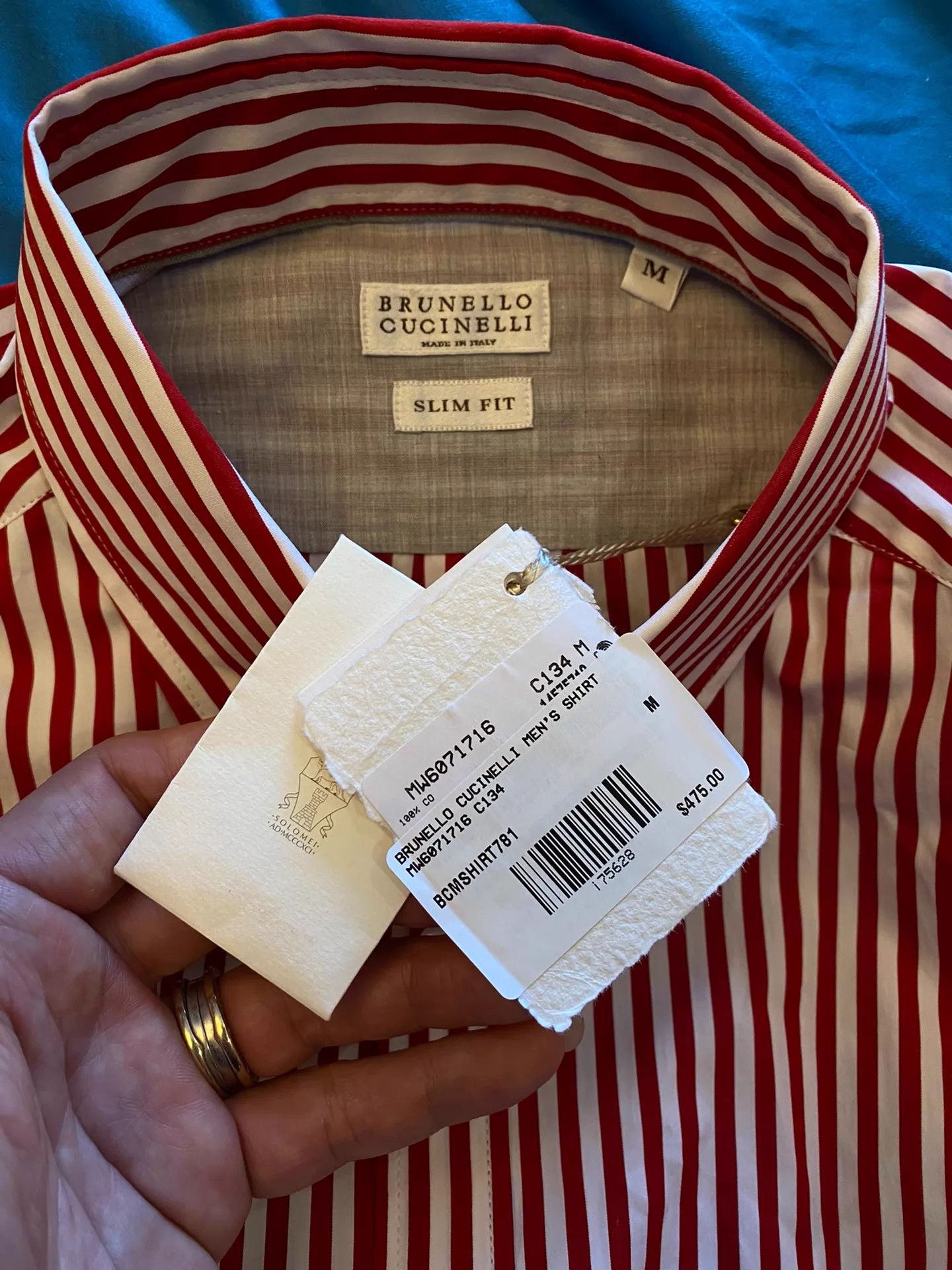 Brunello Cucinelli BRUNELLO CUCINELLI Italian New Cashmere King Shirt M Size US M / EU 48-50 / 2 - 4 Thumbnail