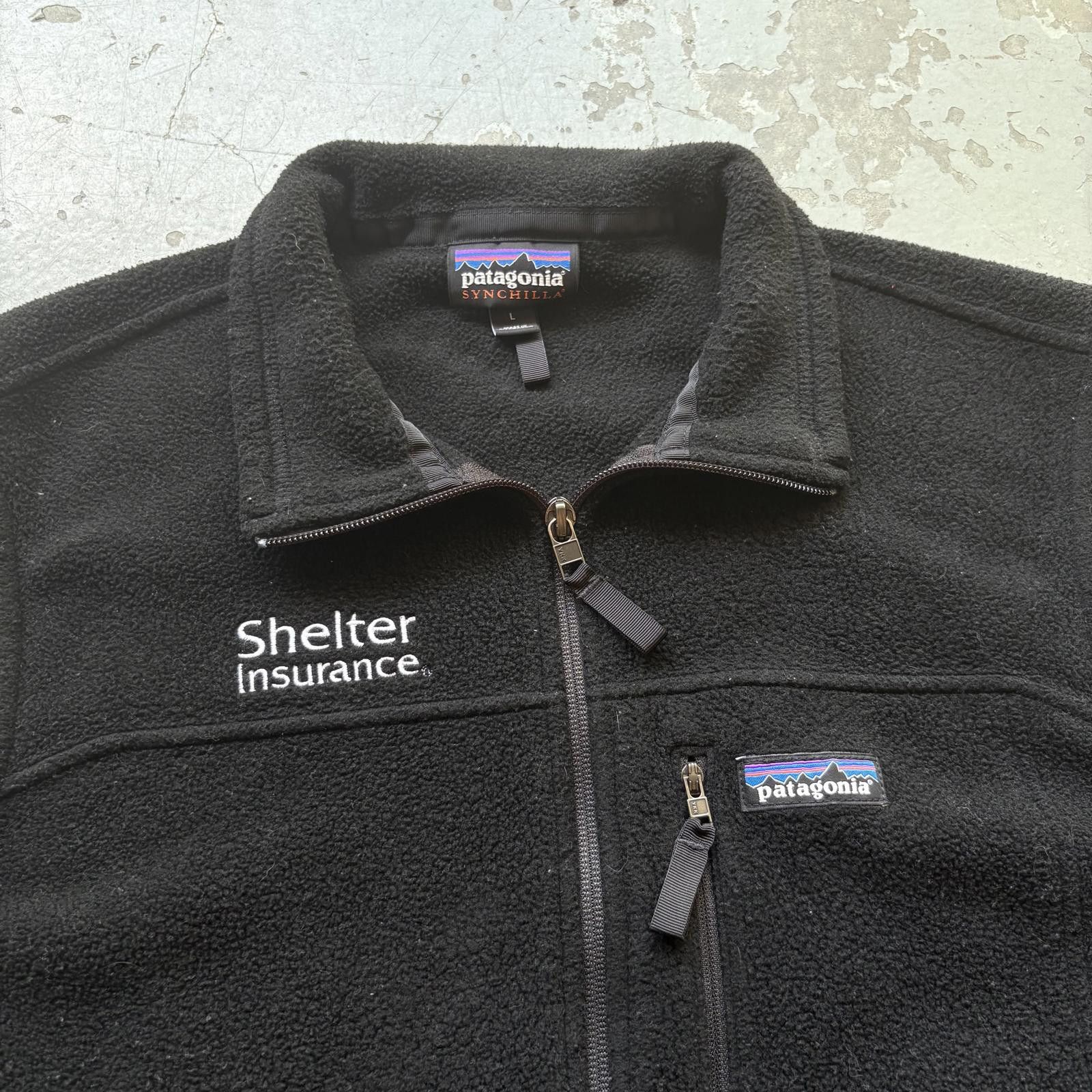 Patagonia Patagonia Synchilla Men’s Large Full Zip Black Fleece Vest Size US L / EU 52-54 / 3 - 2 Thumbnail
