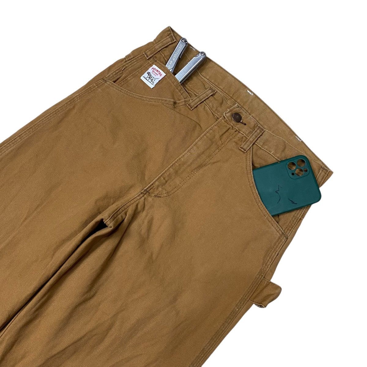 Mister Freedom × Pointer Pointer Brand Carpenter Duck Canvas Work Pants Size US 30 / EU 46 - 4 Thumbnail