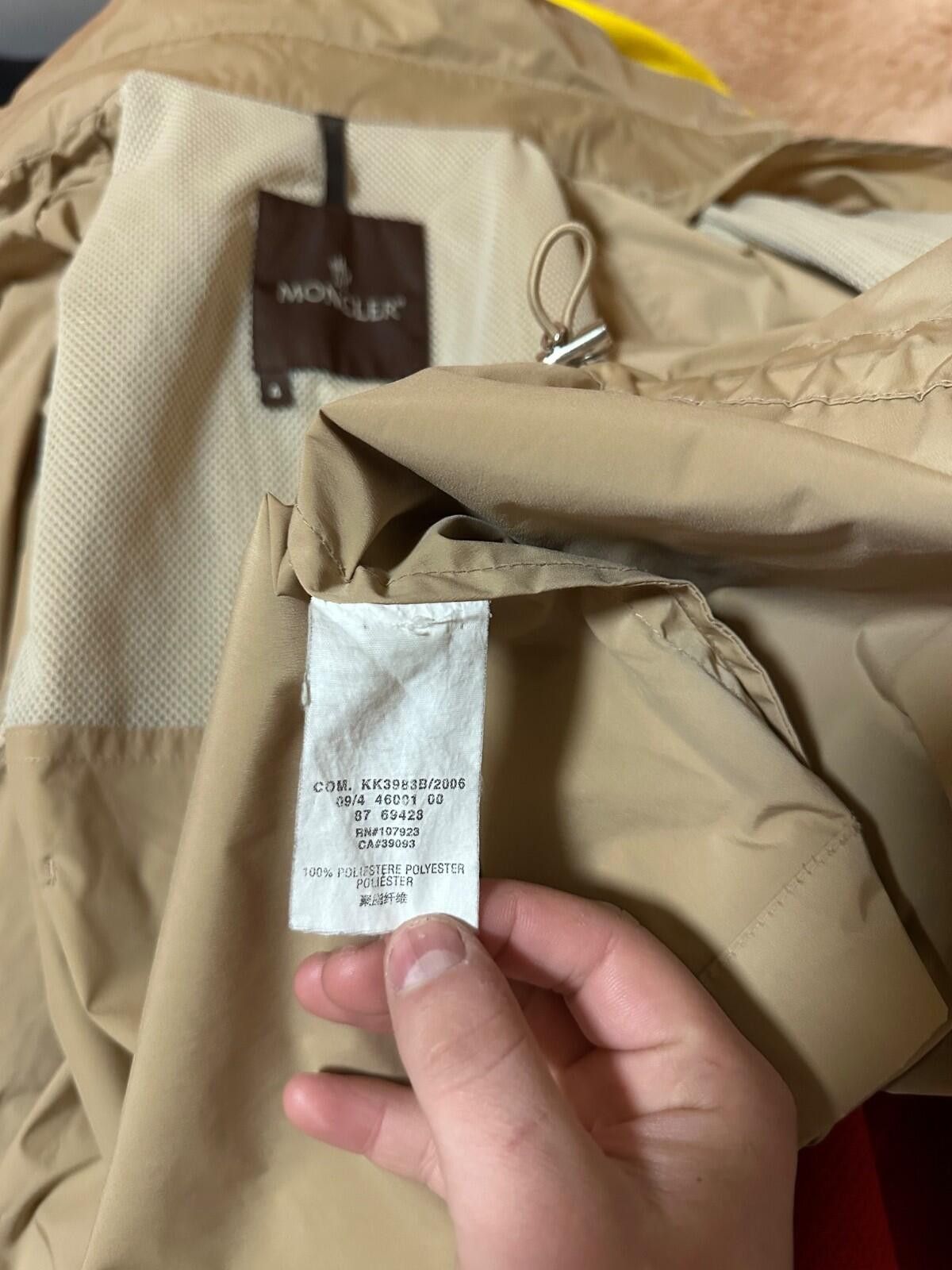 Moncler Vintage Moncler Saulon Poplin Parka Beige Sz 4 Size S / US 4 / IT 40 - 12 Thumbnail