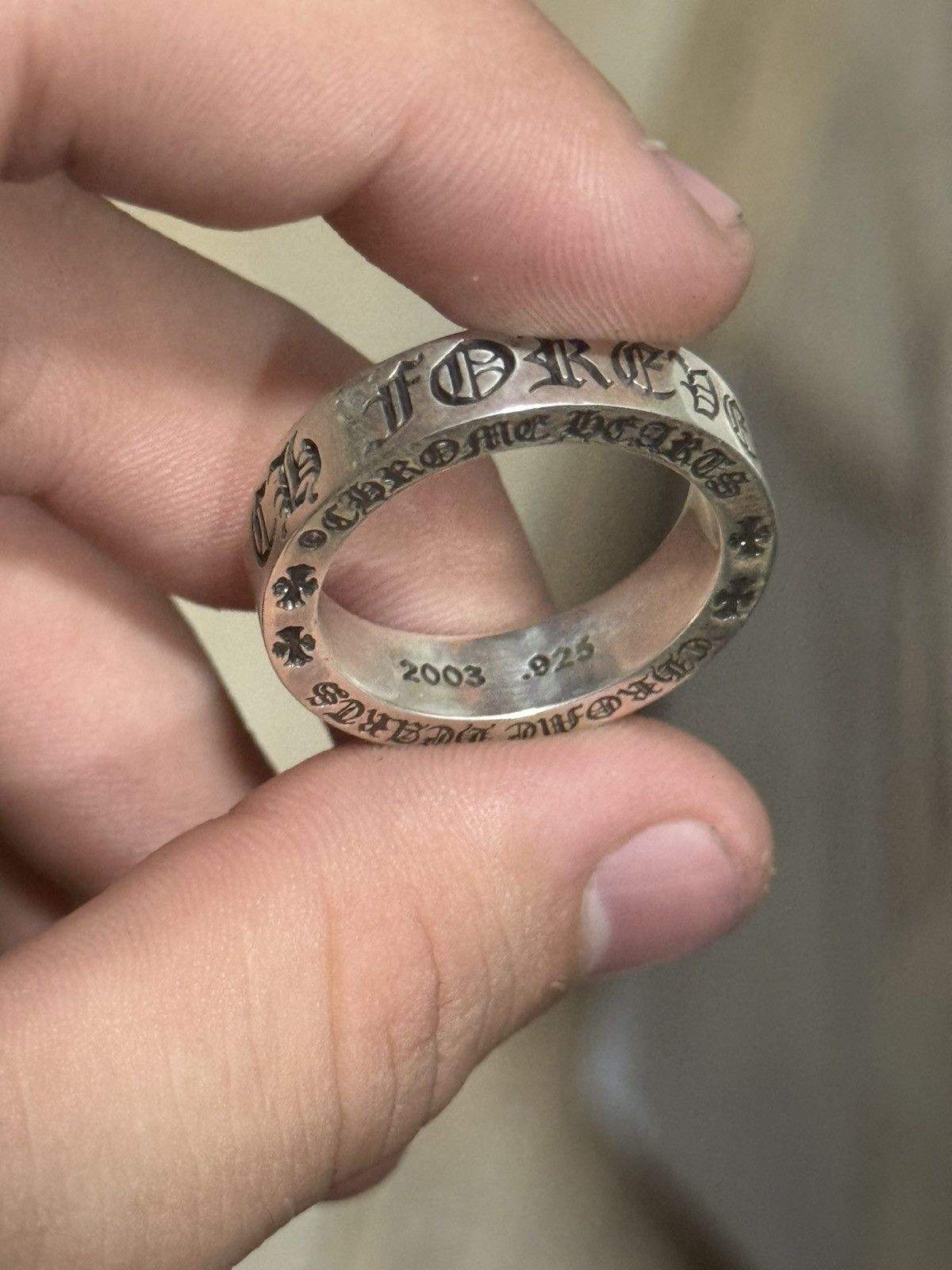 Chrome Hearts Chrome hearts silver CH spacer size 11 Size ONE SIZE - 3 Thumbnail