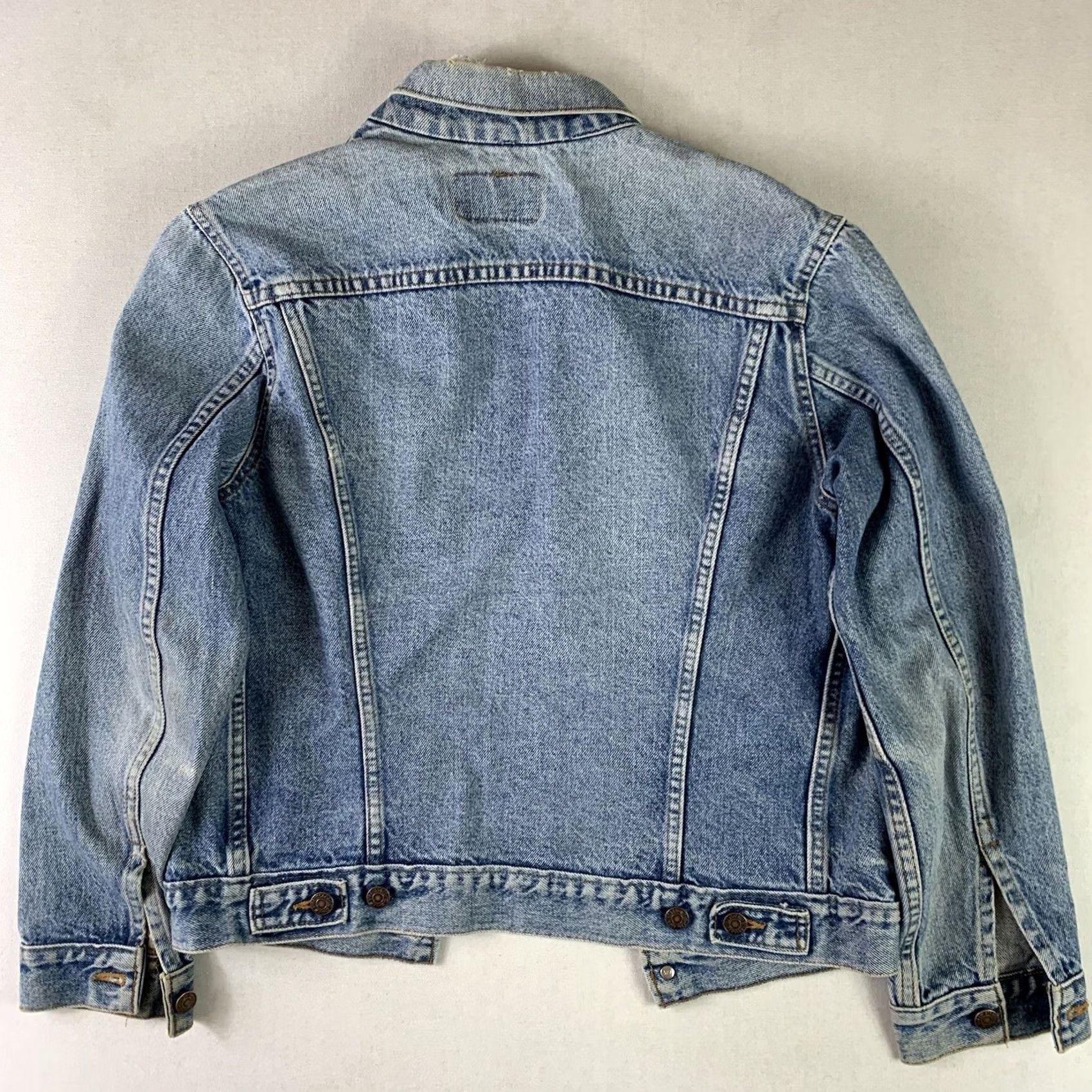 Levi's VINTAGE Levi’s Jacket Mens M Blue Button Up 80s Made in USA Jacket Biker Mens 80s Blue Size US M / EU 48-50 / 2 - 7 Thumbnail