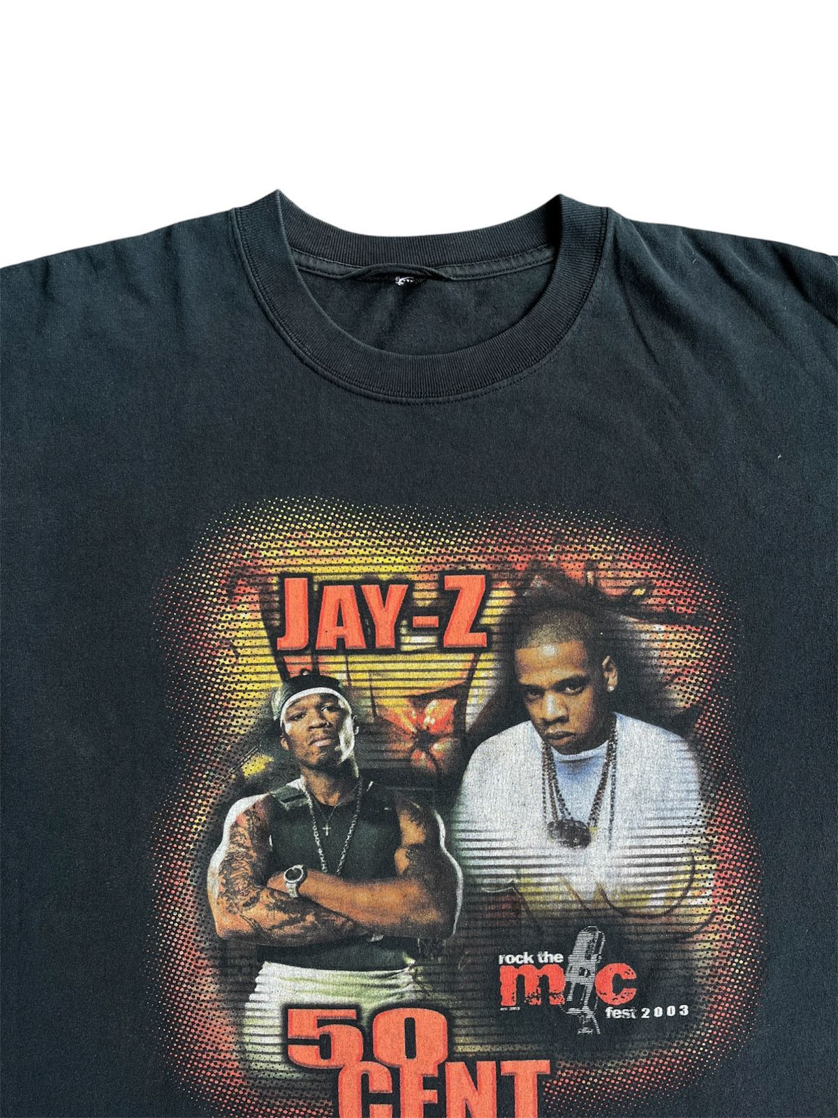 Rap Tees 2003 Jay Z ft 50 Cent Raptees Size US XL / EU 56 / 4 - 3 Thumbnail