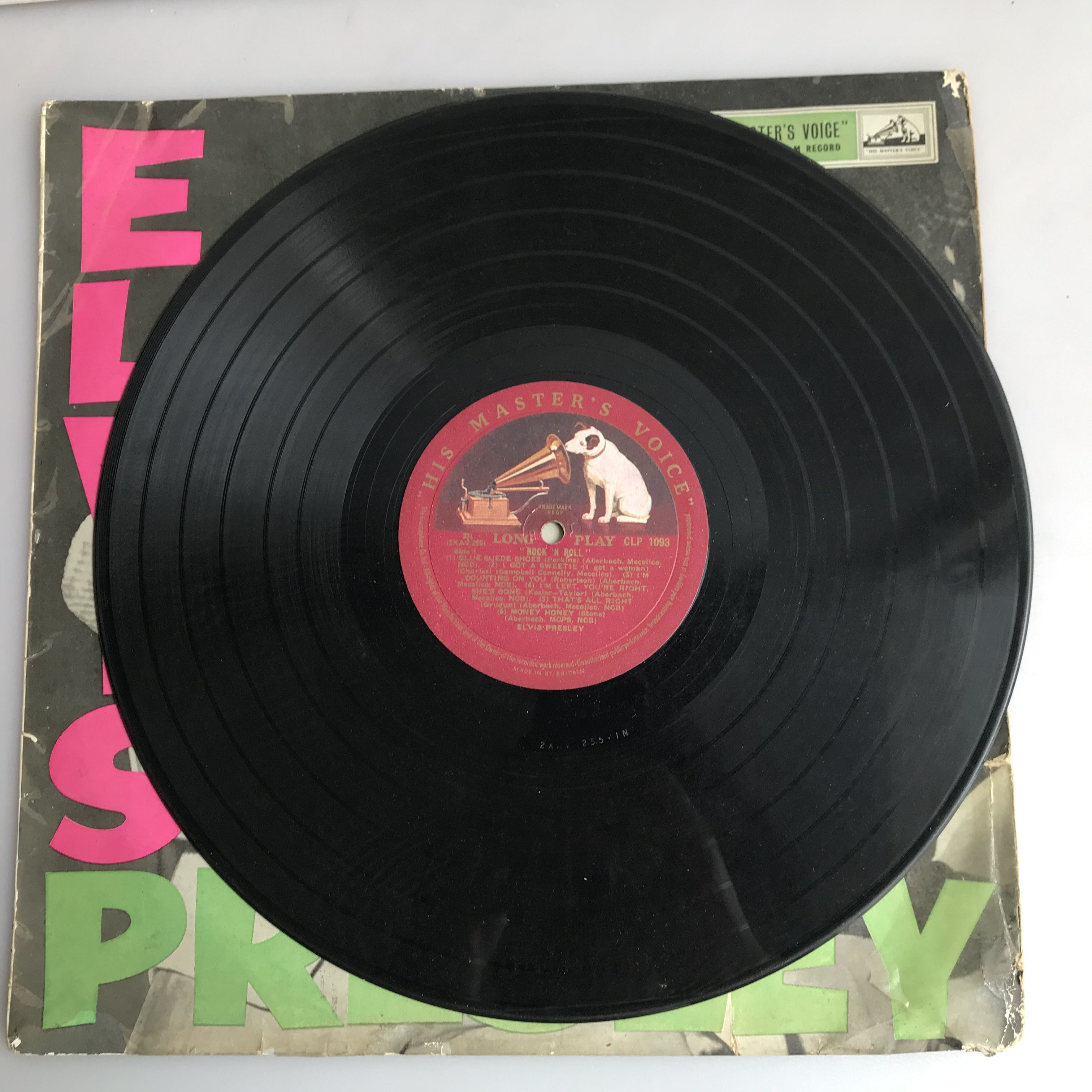 Vintage ELVIS PRESLEY LP self titled First Album 1956 Rca mono vinyl Size ONE SIZE - 9 Thumbnail