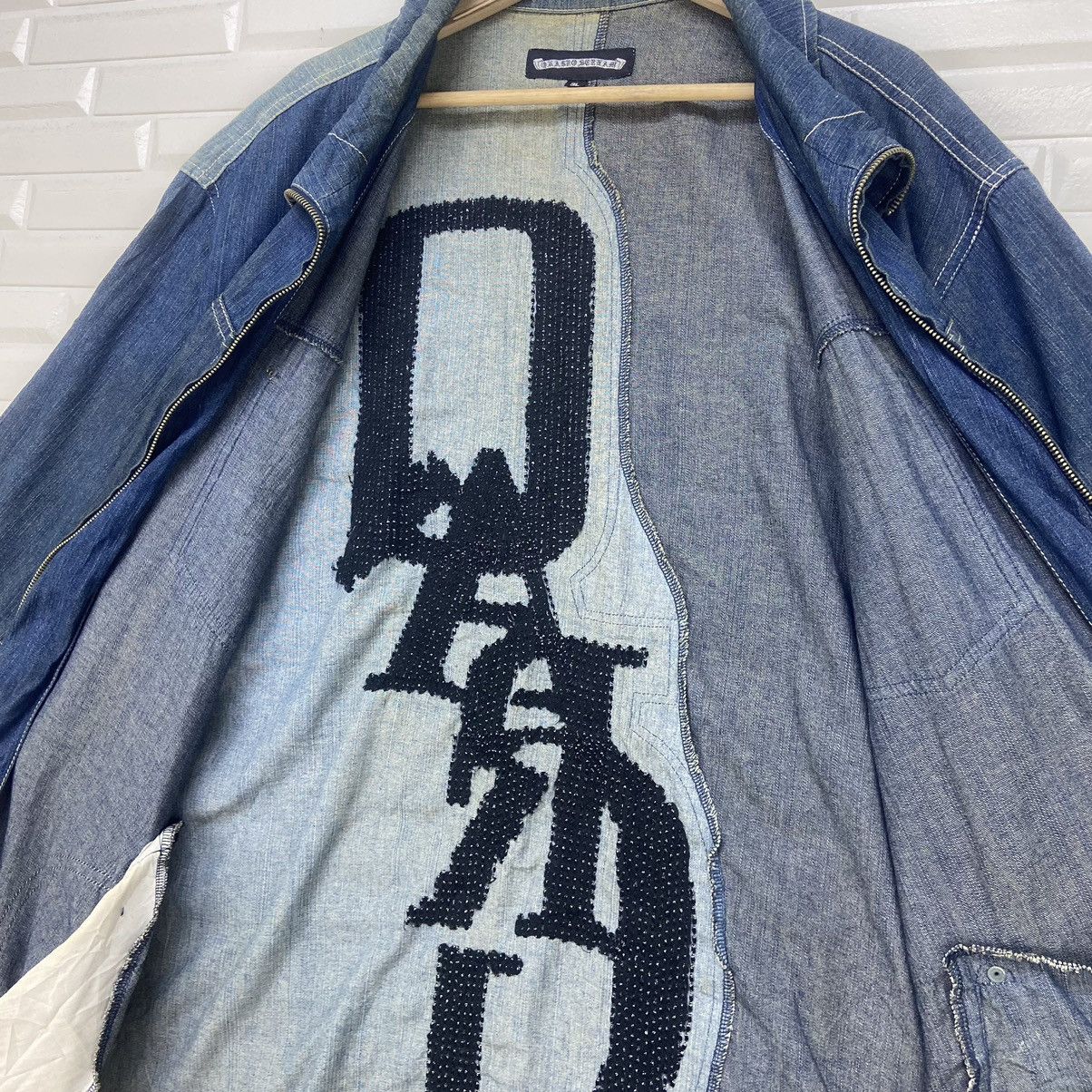 Japanese Brand Japanese Brand Quadro Scream Patchwork Denim Jacket Size US L / EU 52-54 / 3 - 16 Thumbnail