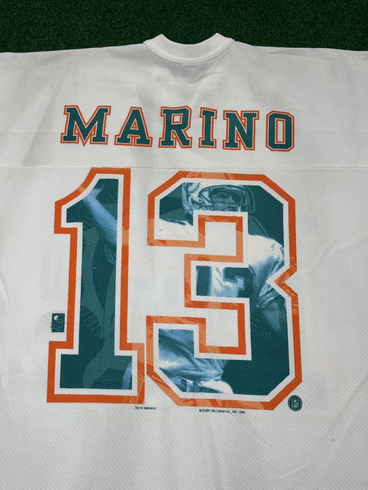 Vintage Vintage 90s Dan Marino Miami Dolphins RARE Retro XL Jersey Size US XL / EU 56 / 4 - 4 Thumbnail