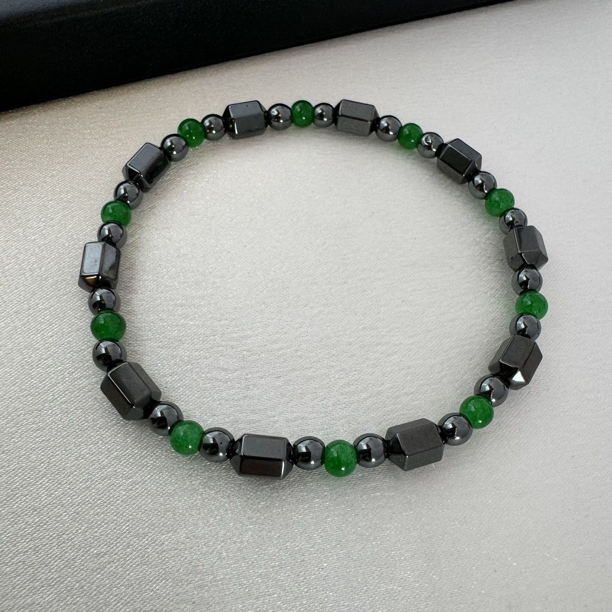 Other Black Obsidian Stretch Beads Bracelet for Men Women Size ONE SIZE - 3 Thumbnail