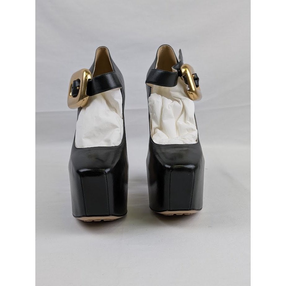 Bottega Veneta o1rshd1 Q:2 / Nappa Mostra Pumps Club In Dark Green Size US 9 / IT 39 - 10 Thumbnail