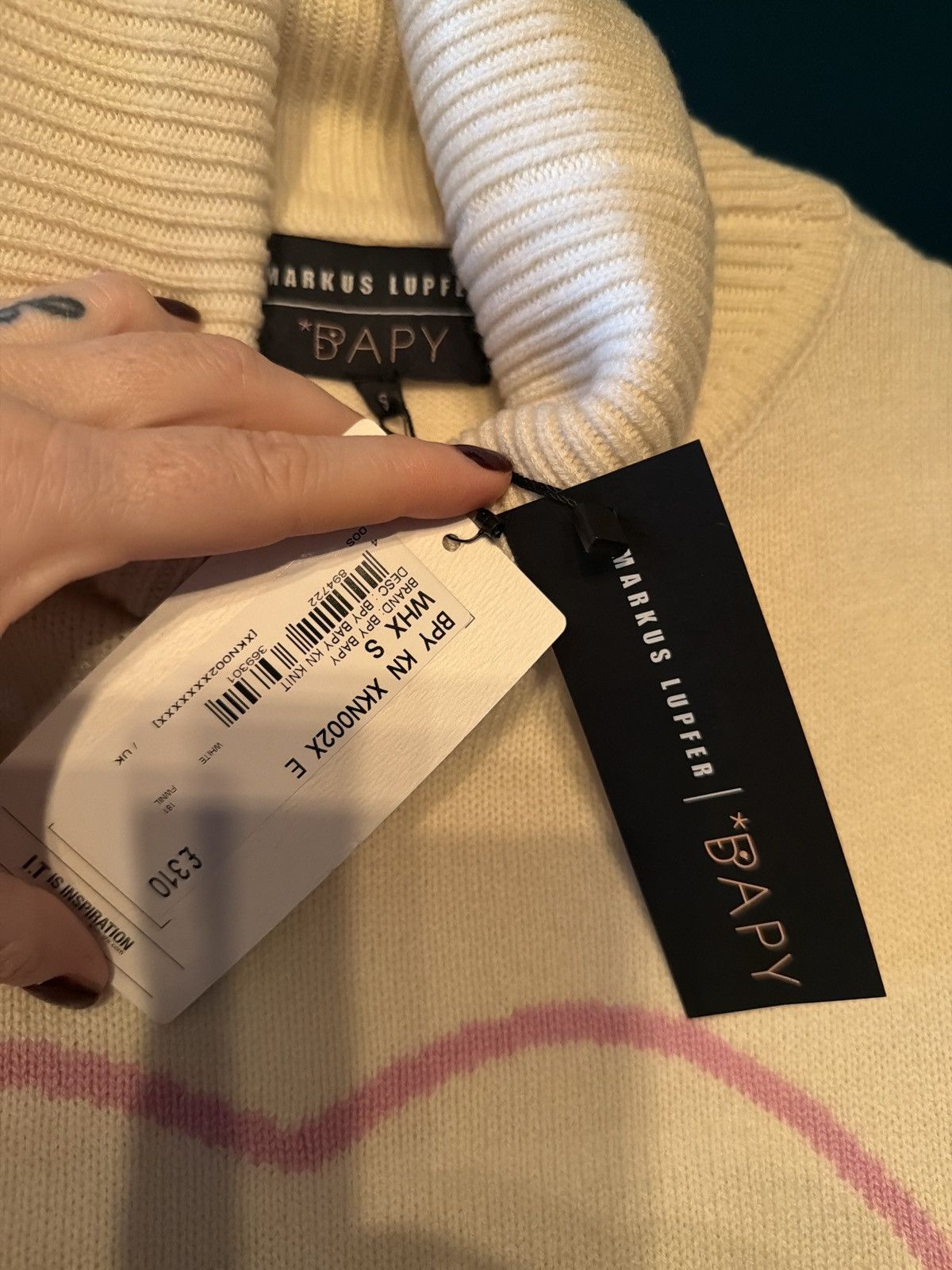 Bape New with Tags - Bape Bapy X Markus Lupfer Turtleneck Sweater Size S / US 4 / IT 40 - 6 Thumbnail
