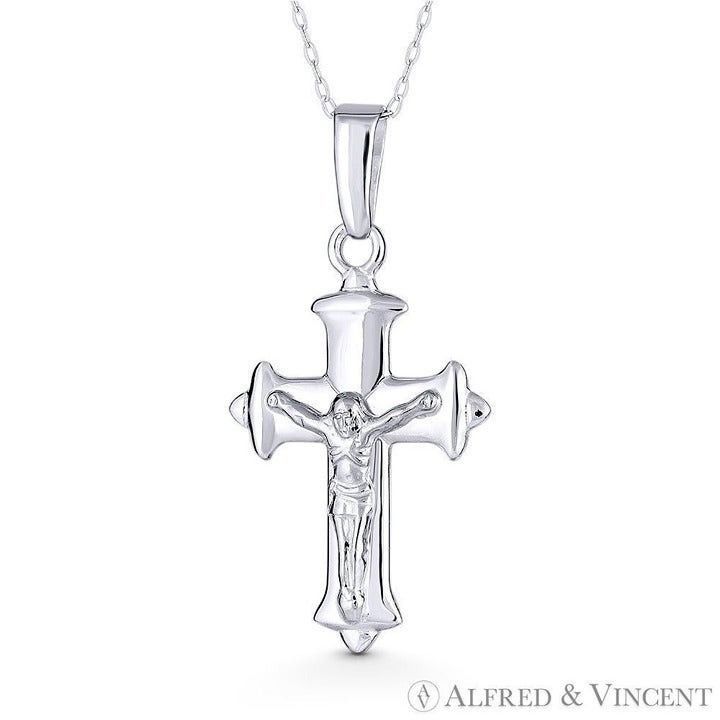 Other Jesus on St. Thomas Cross Sterling Silver Pendant Size ONE SIZE - 1 Preview