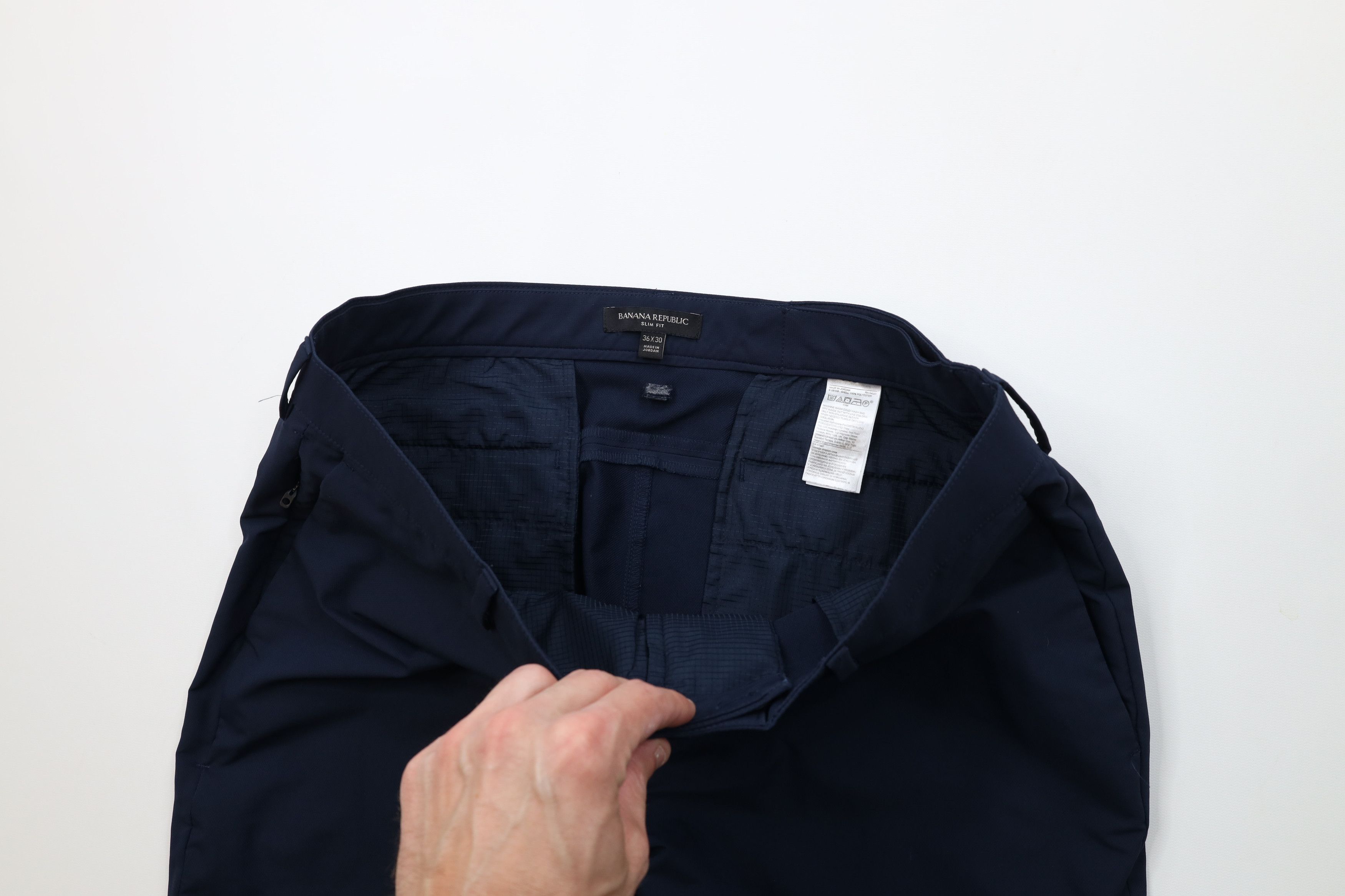 Banana Republic Banana Republic Fit Tech Chino Pants Trousers Navy Blue Size US 36 / EU 52 - 7 Thumbnail