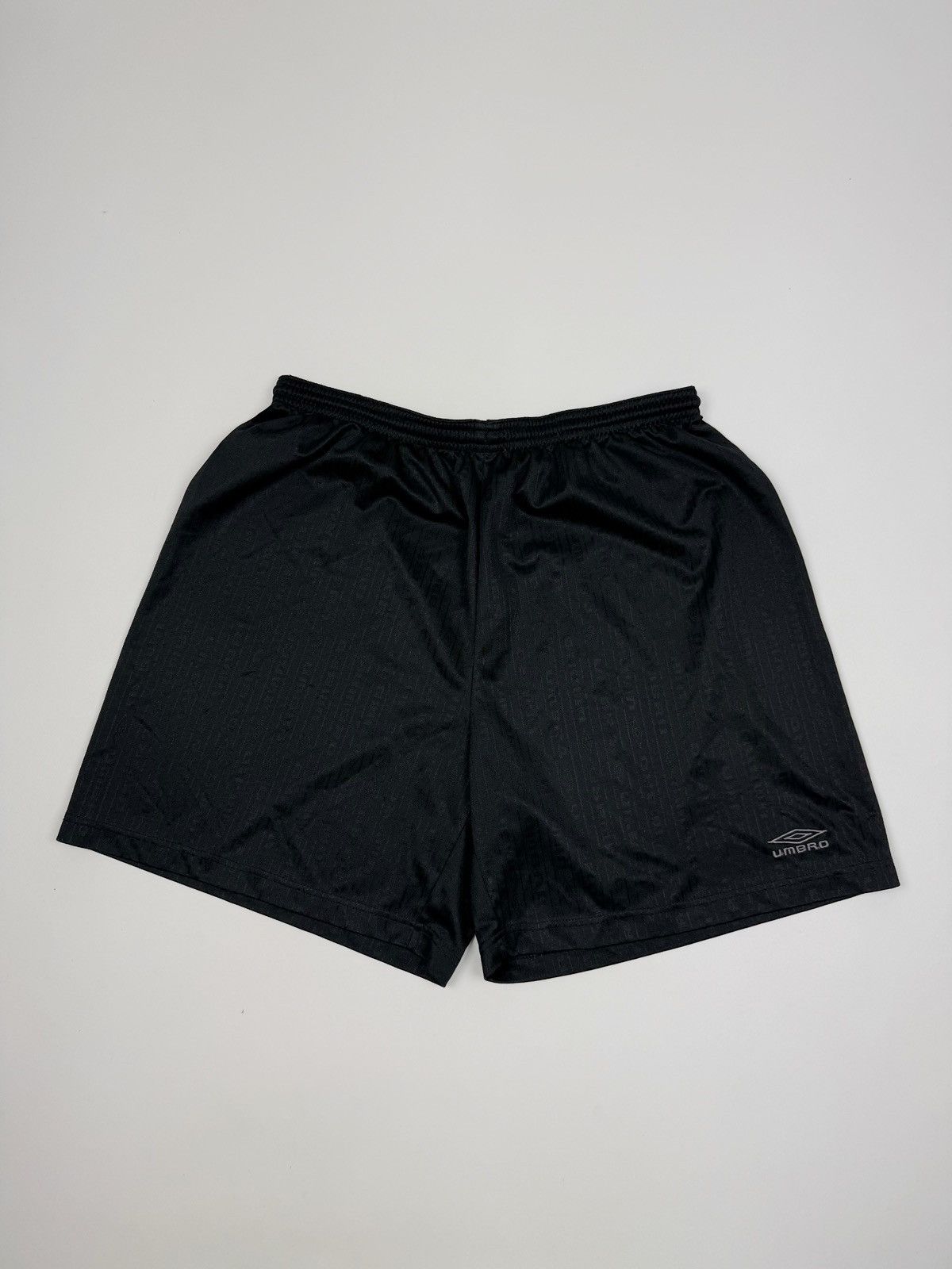 Umbro 2000’s Vintage Umbro Monogram Soccer Black Shorts XXL Size US 38 / EU 54 - 1 Thumbnail