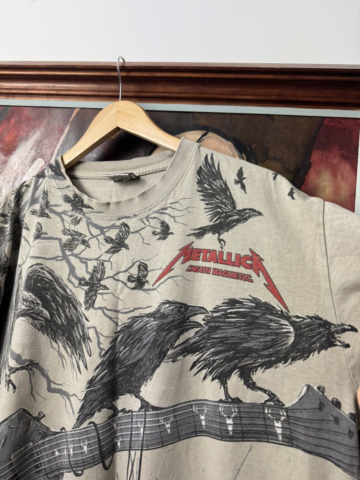 Band Tees Metallica Y2k Vintage Band Tee Fullprint All Over Rock Metal Size US L / EU 52-54 / 3 - 3 Thumbnail