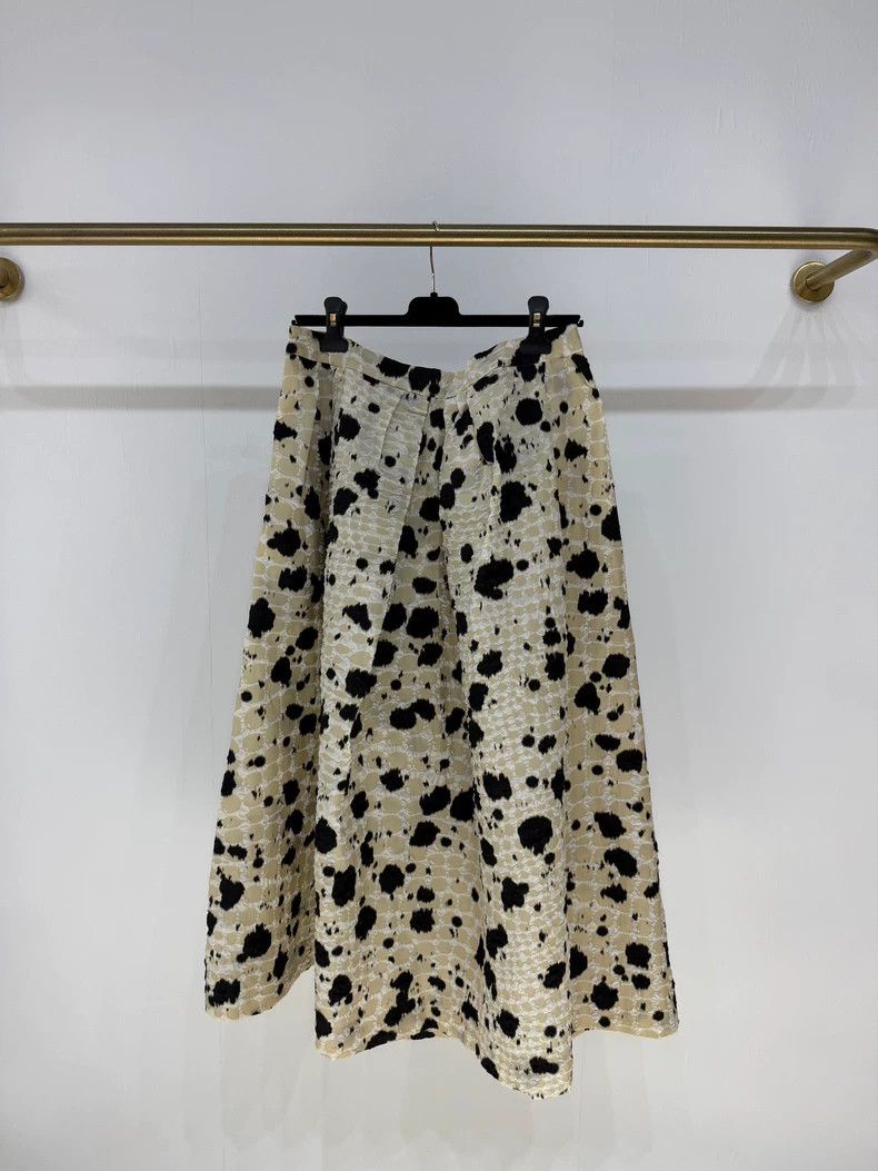 Dries Van Noten dries van noten size:40 Spotted skirt Size 42" / US 20 - 2 Thumbnail