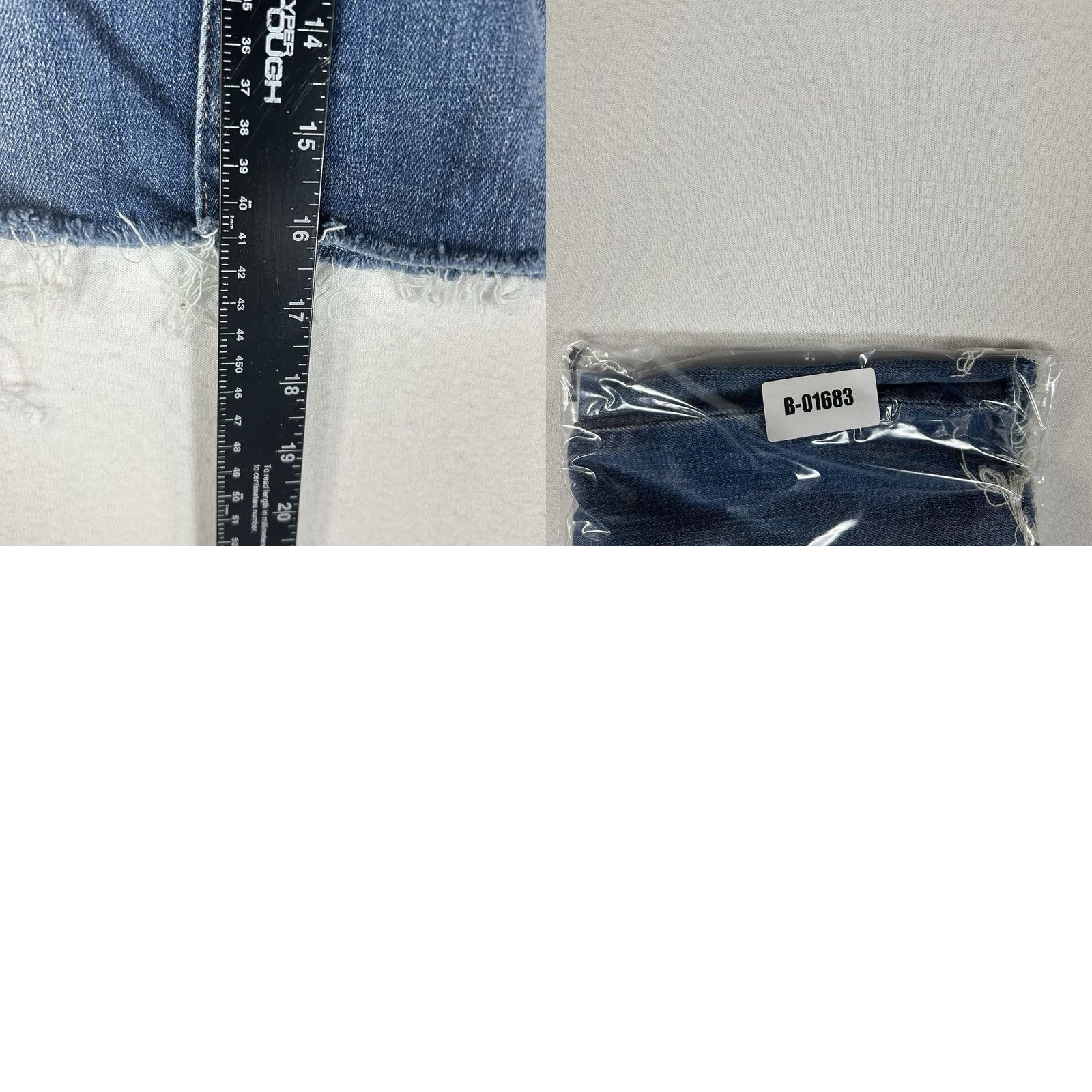 Abercrombie & Fitch Abercrombie & Fitch Denim Skirt Womens 24 Blue Faded Snap Button A-line Short Size 42" / US 20 - 8 Thumbnail