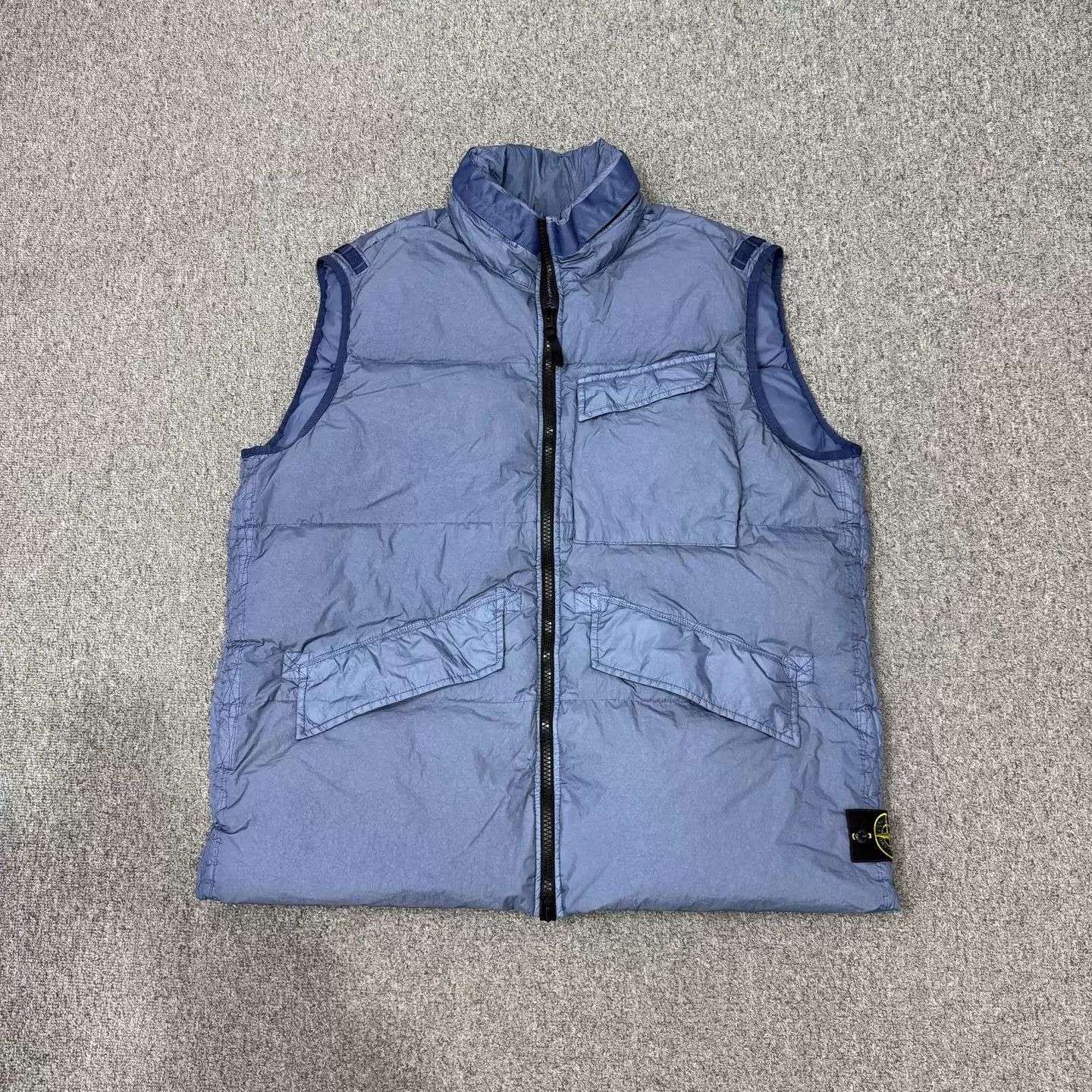 Stone Island Stone Island blue zipper down vest unused 3XL Size US XXL / EU 58 / 5 - 1 Thumbnail