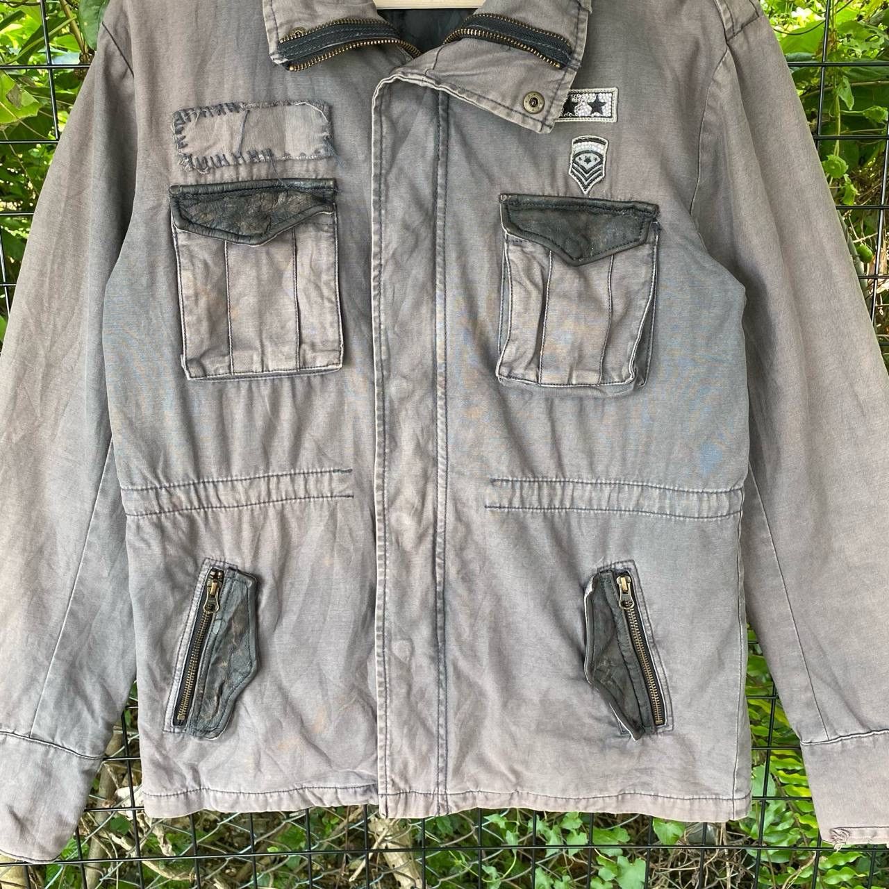 Vintage Vintage Distressed Military Jacket Size US M / EU 48-50 / 2 - 3 Thumbnail