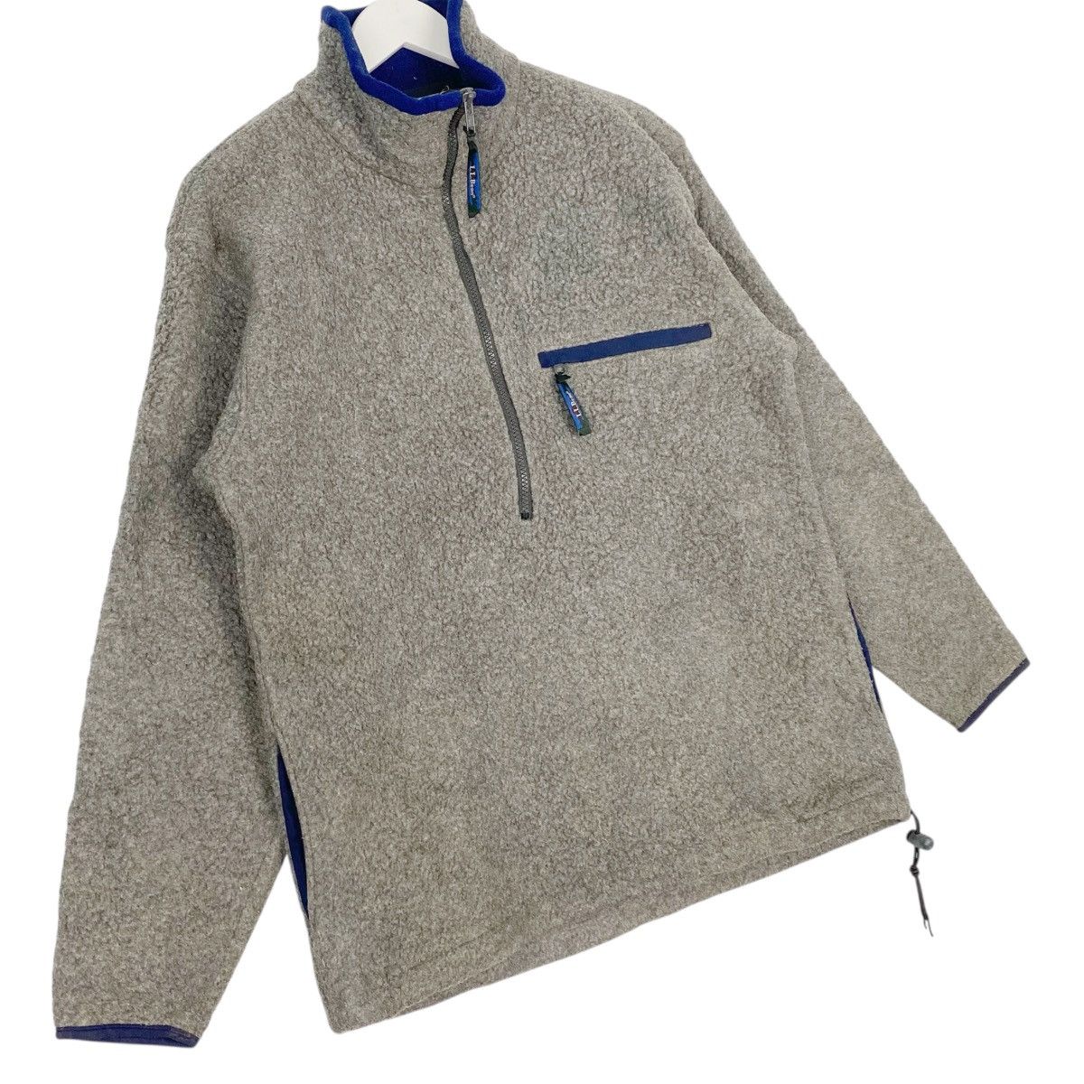 Other Vintage 90s LL Bean Half Zipper Fleece Sweater Grey Size M Size US M / EU 48-50 / 2 - 3 Thumbnail