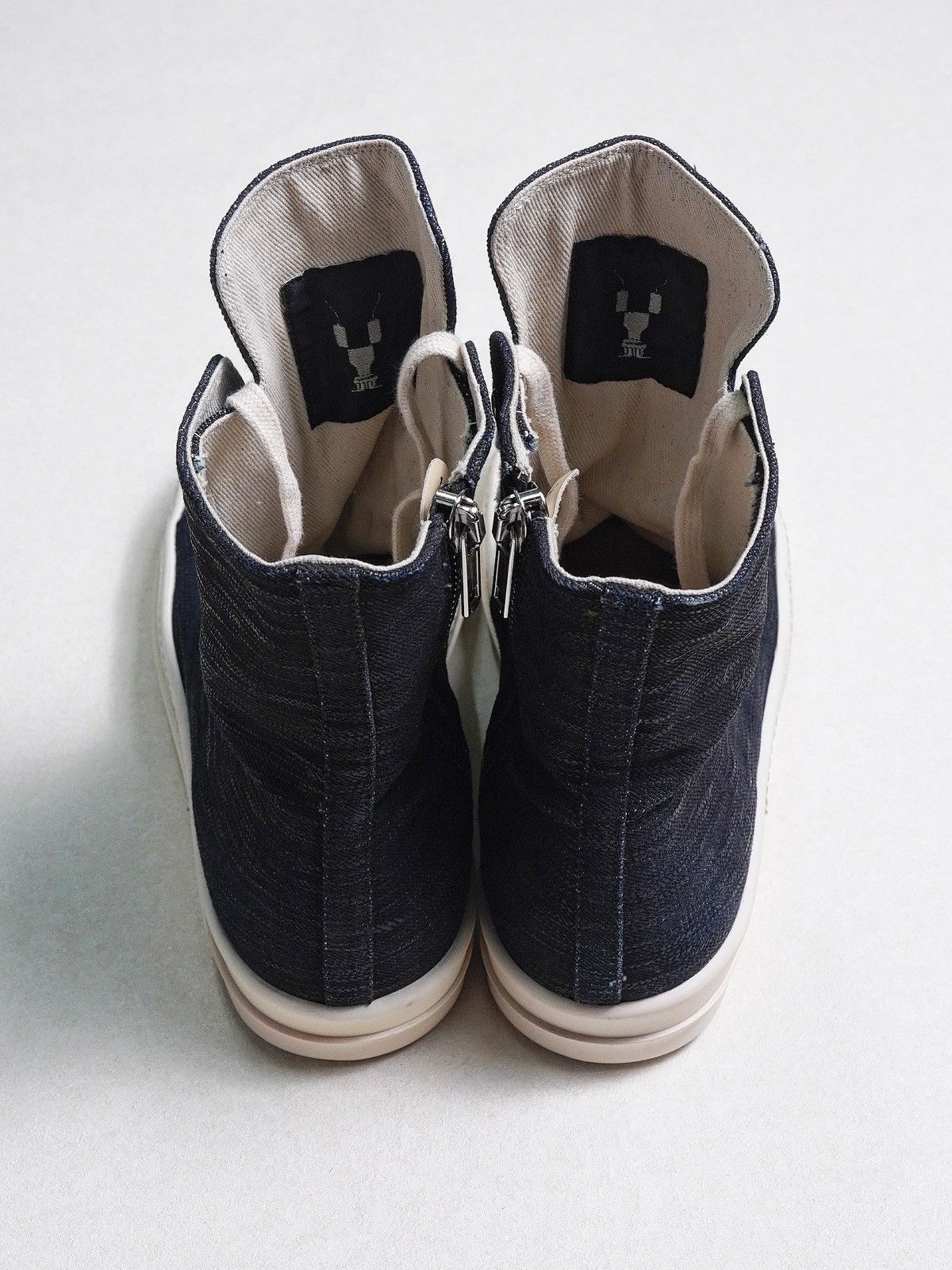 Rick Owens Drkshdw FW19 “So Cunt” Ramones Sneakers Size US 10.5 / EU 43-44 - 7 Thumbnail