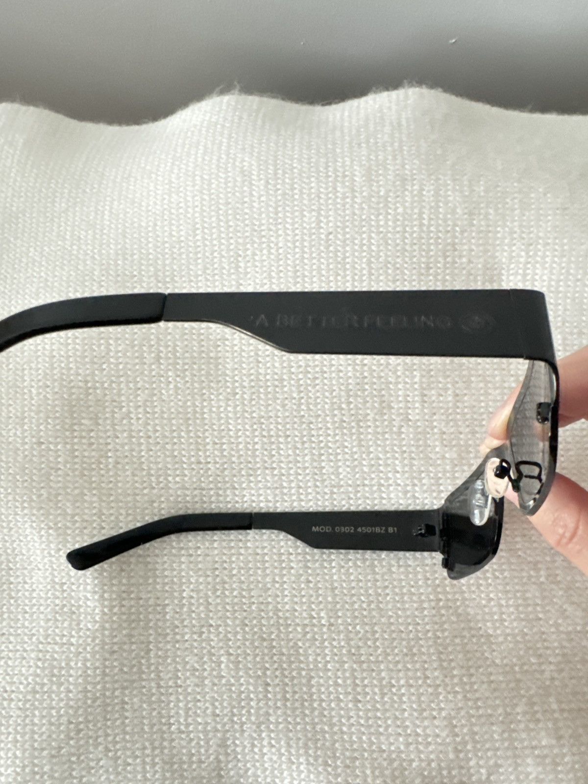 A Better Feeling A Better Feeling Black Pollux Unisex Sunglasses Size ONE SIZE - 4 Thumbnail