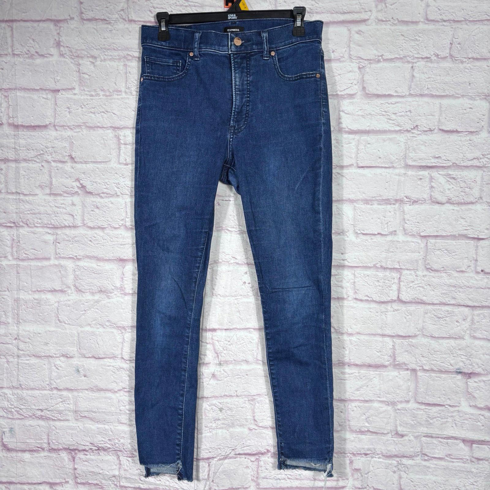 Express Express Skinny High Rise Jeans Size 8R Size 30" / US 8 / IT 44 - 1 Thumbnail