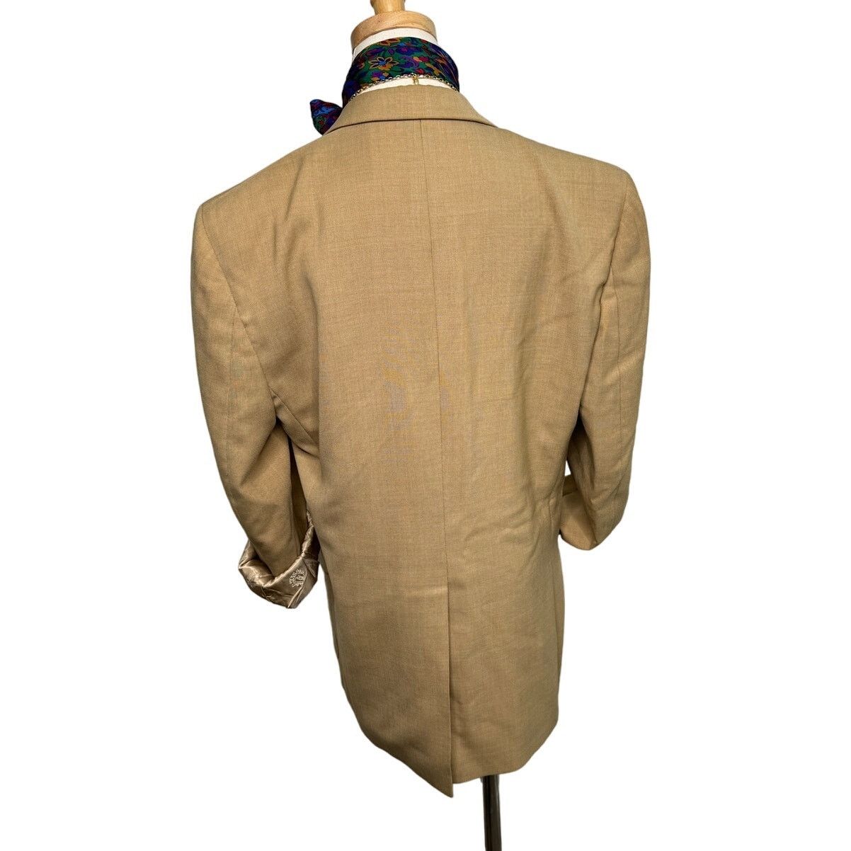 Vintage Vintage Crofton lightweight blazer jacket thatched tan 42R Size 42R - 6 Thumbnail