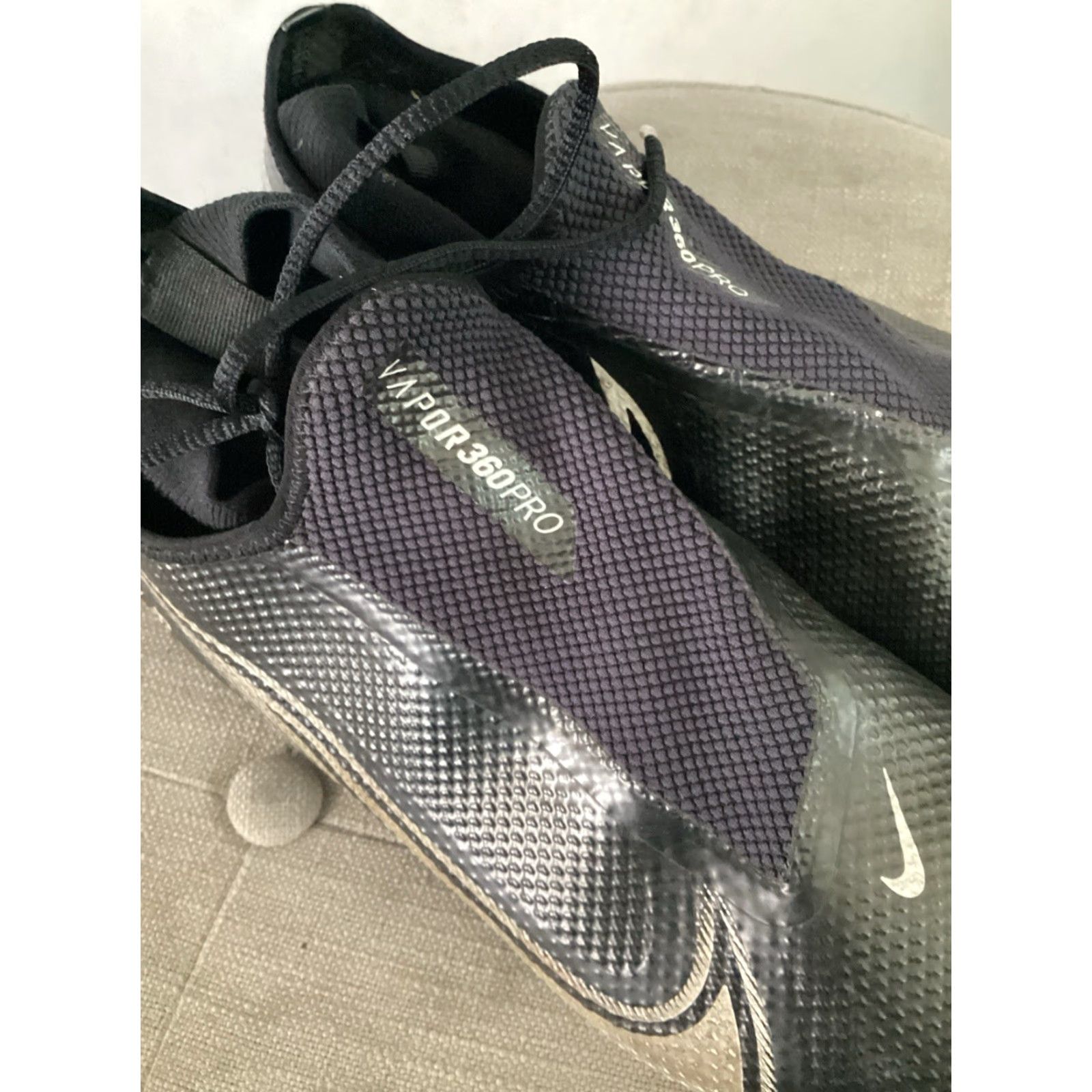 Nike VINTAGE? No—Nike Vapor Edge Pro 360 Football Cleats Black White Size 10 Wide CV6348-001 Mens Cleats 2020 9 44 Size US 10 / EU 43 - 7 Thumbnail