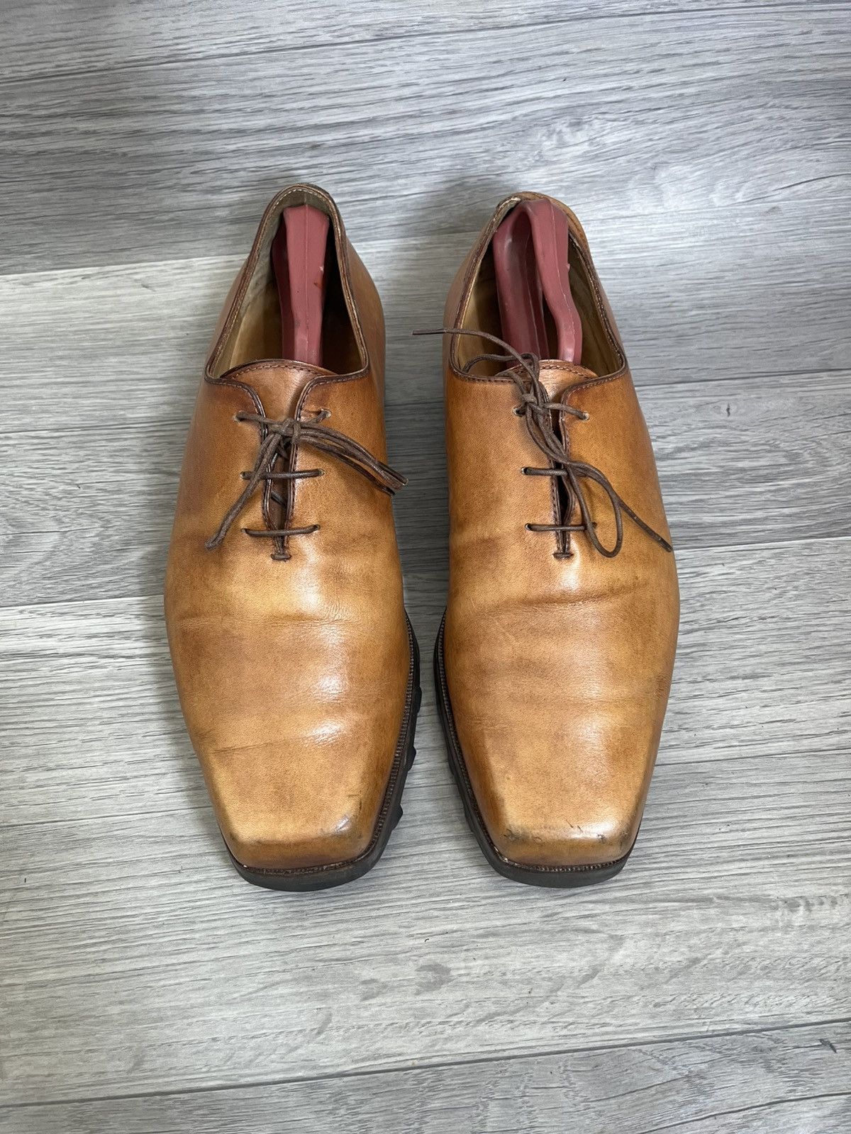 Berluti Berluti andy whole cut square toe oxford leather shoes uk8 Size US 9 / EU 42 - 2 Thumbnail