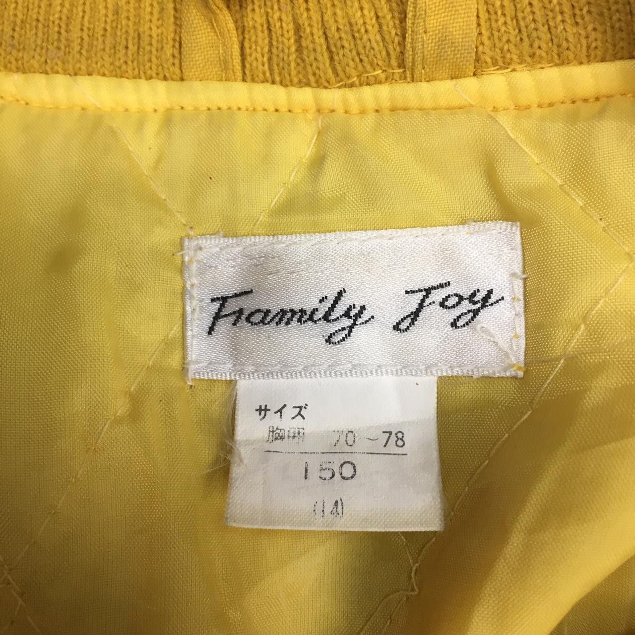 Vintage Vtg FAMILY JOY Pipe Product Bomber Jacket Big Logo Spell Size US XXS / EU 40 - 4 Thumbnail