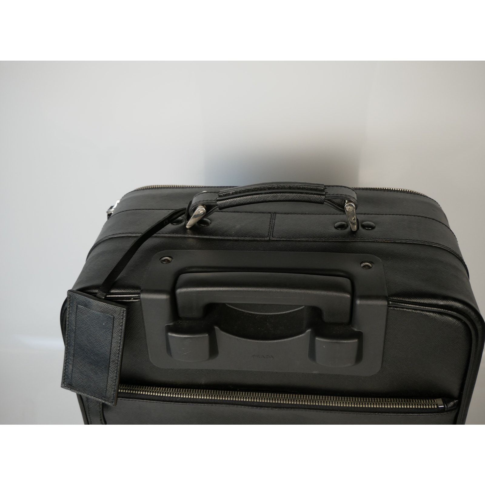 Prada Saffiano Leather Trolley Rolling Luggage Size ONE SIZE - 6 Thumbnail