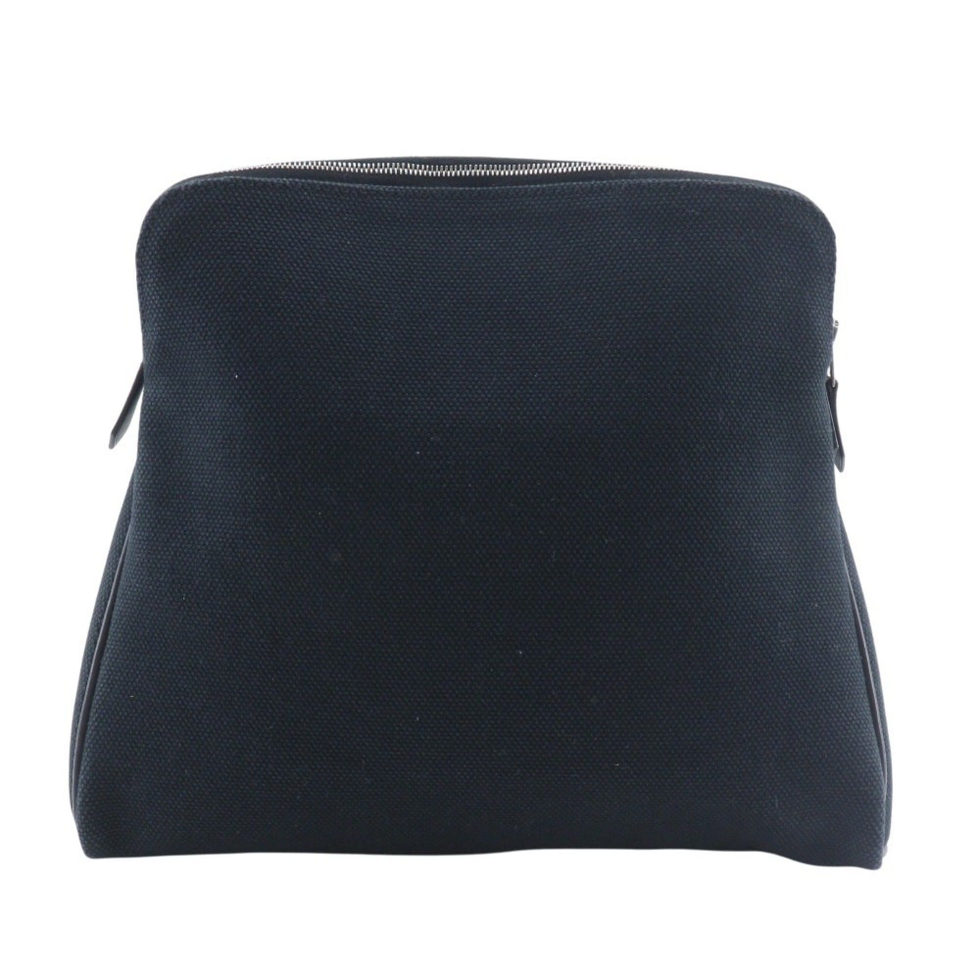 Hermes Hermes EEEBOO Pouch, Canvas, 2006, Black, Unisex Size ONE SIZE - 1 Thumbnail
