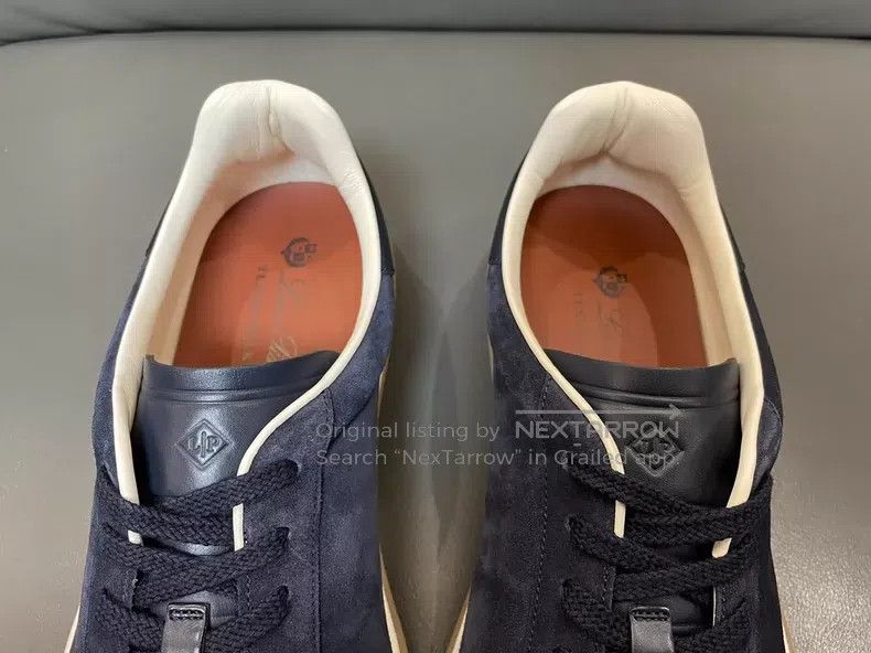 Loro Piana LORO PIANA Tennis Walk Round Toe Fashion Lacing Casual Low Size US 10.5 / EU 43-44 - 3 Thumbnail